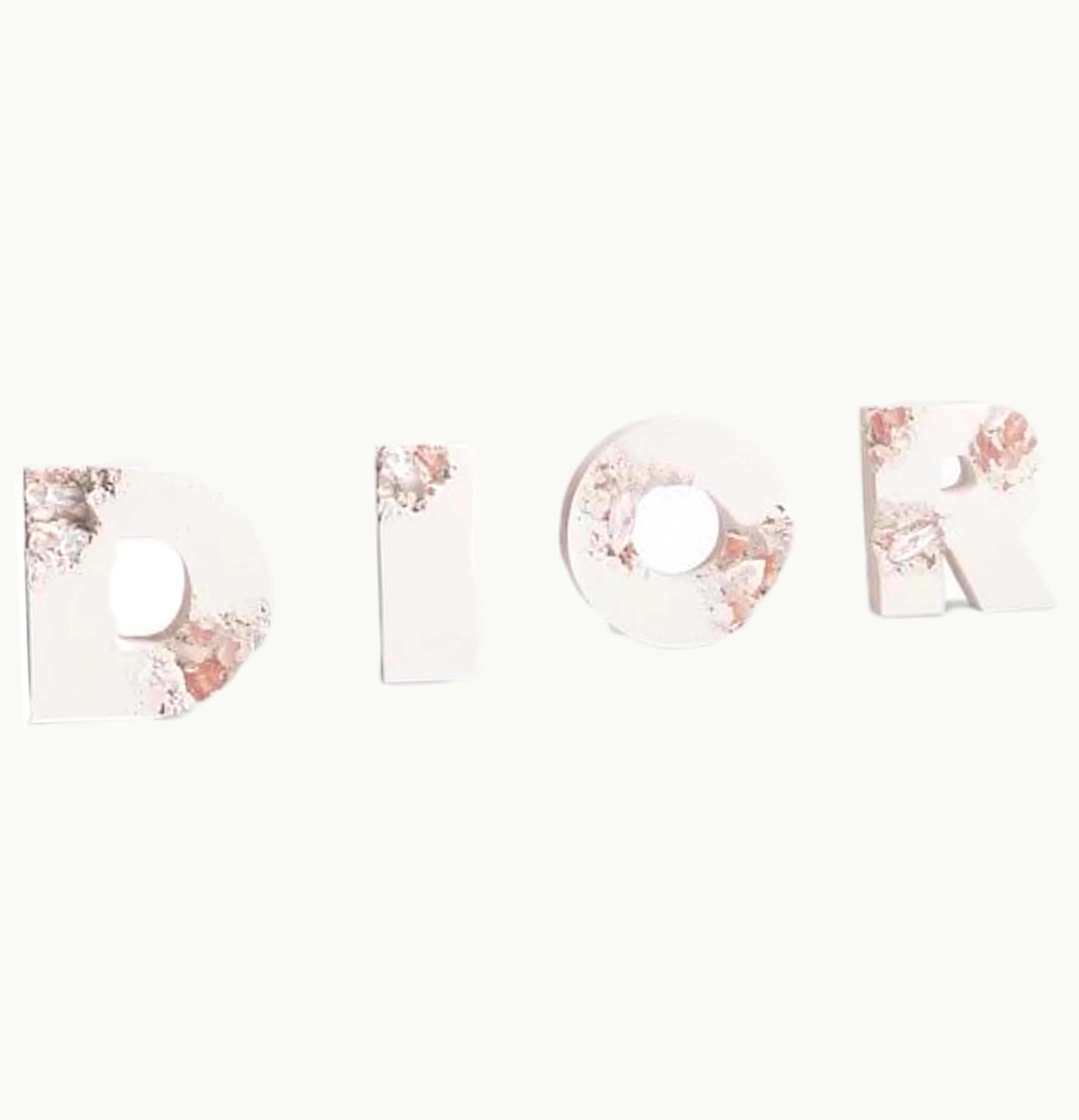 Daniel Arsham Daniel Arsham X Dior Future Relic Eroded Letters