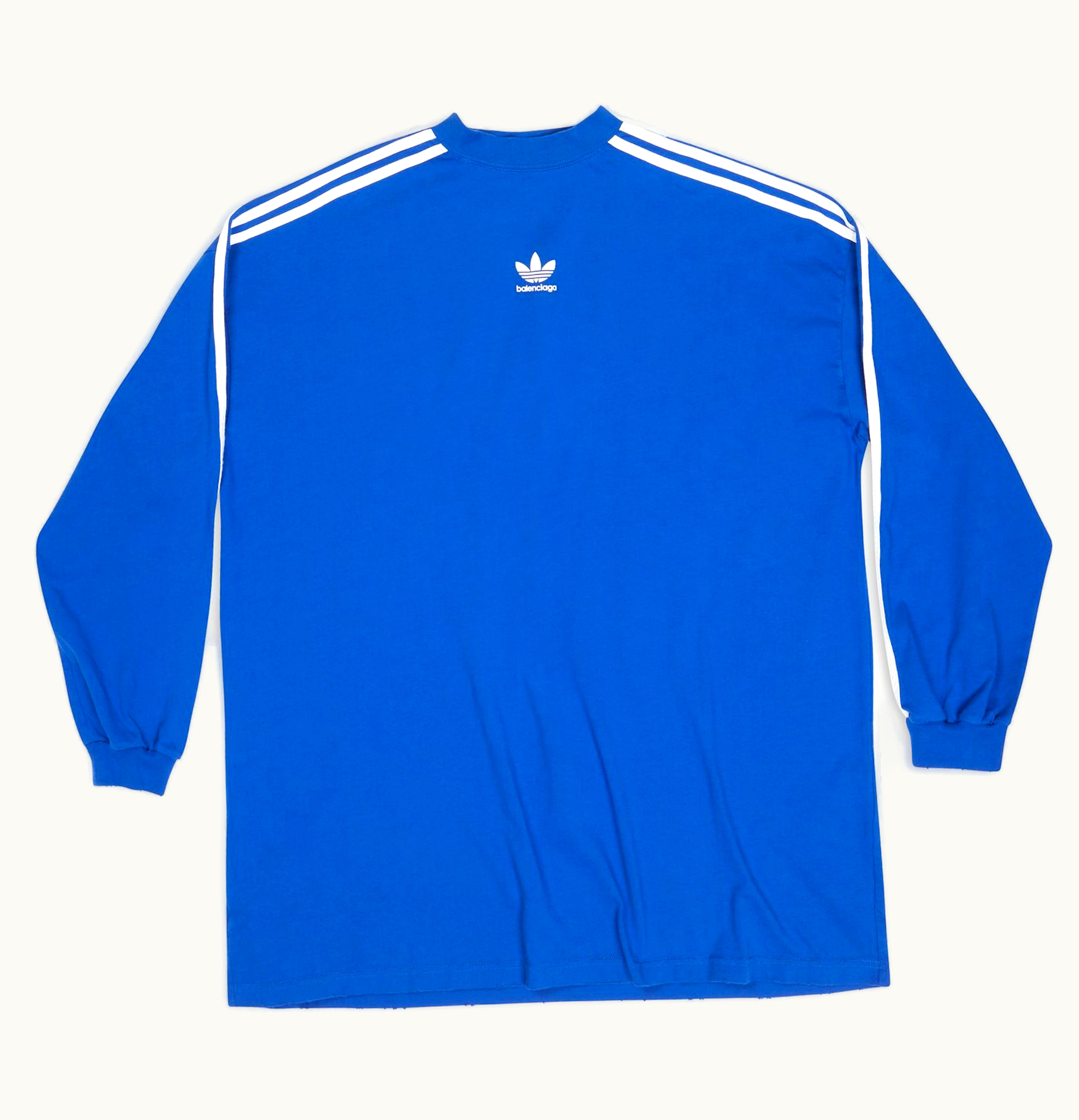Balenciaga Balenciaga x adidas Long Sleeve T Shirt Oversized Blue