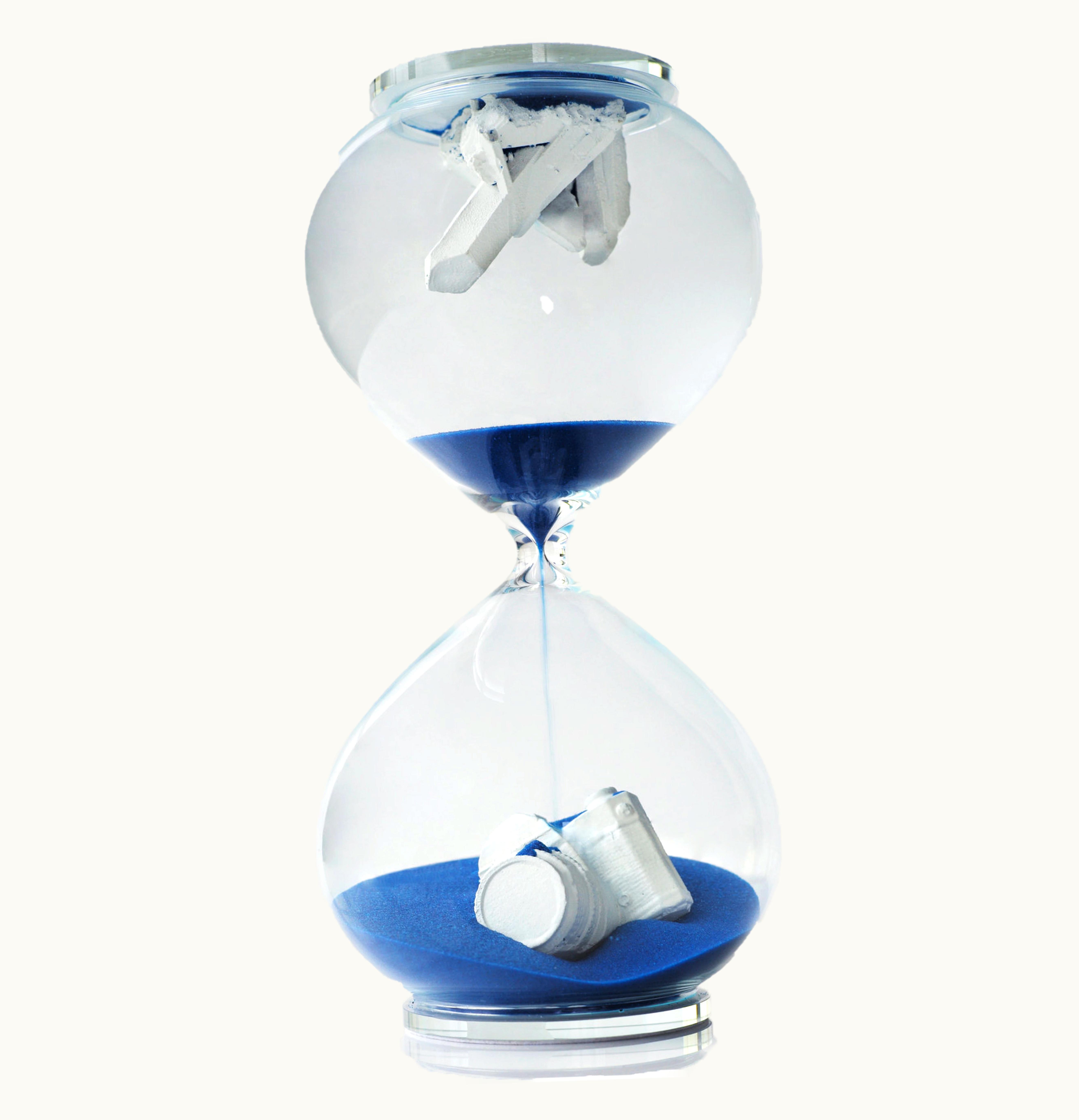 Daniel Arsham Daniel Arsham Hourglass Sculpture Blue