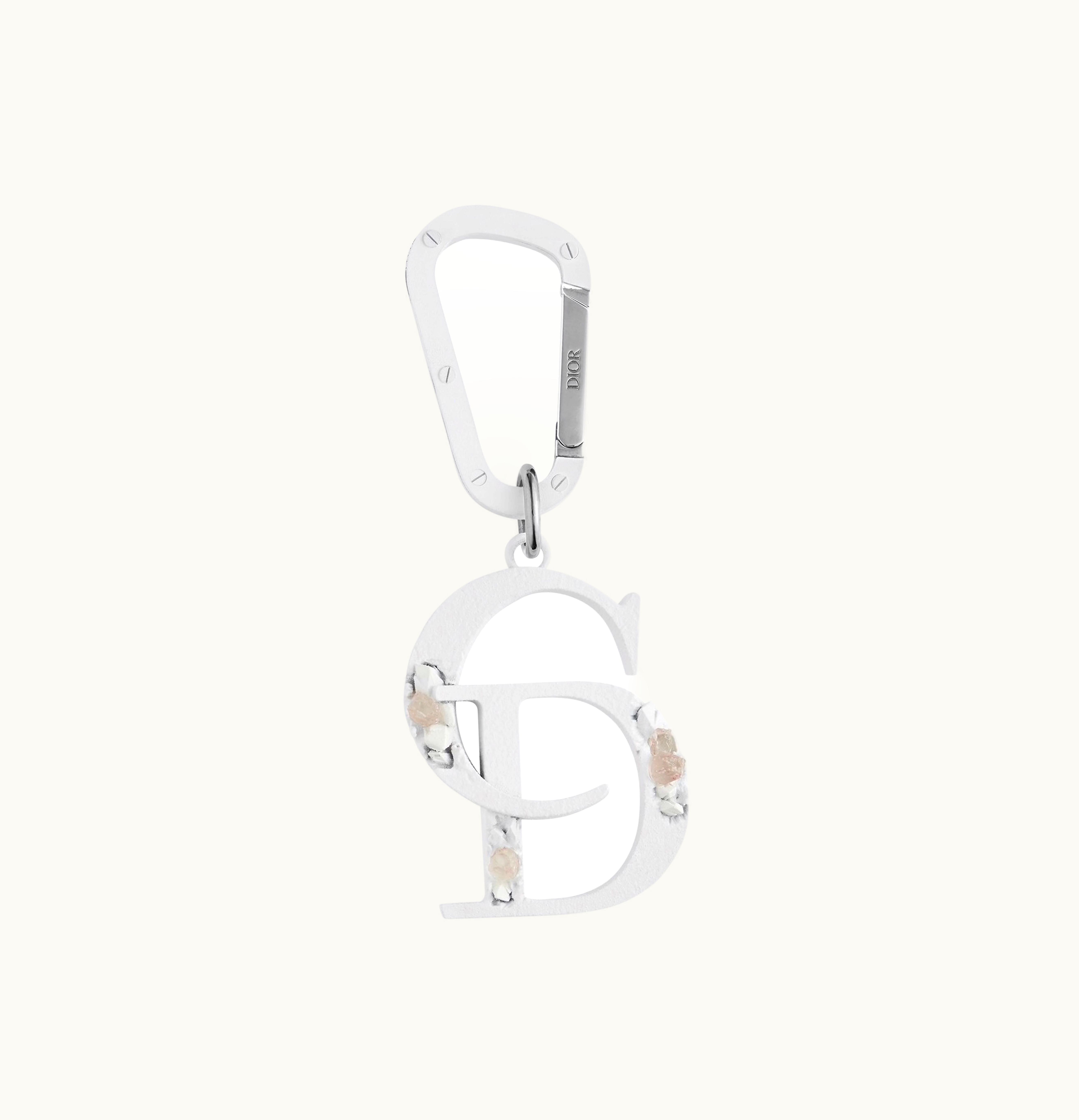 Dior X Daniel Arsham Matte Finish Keychain White