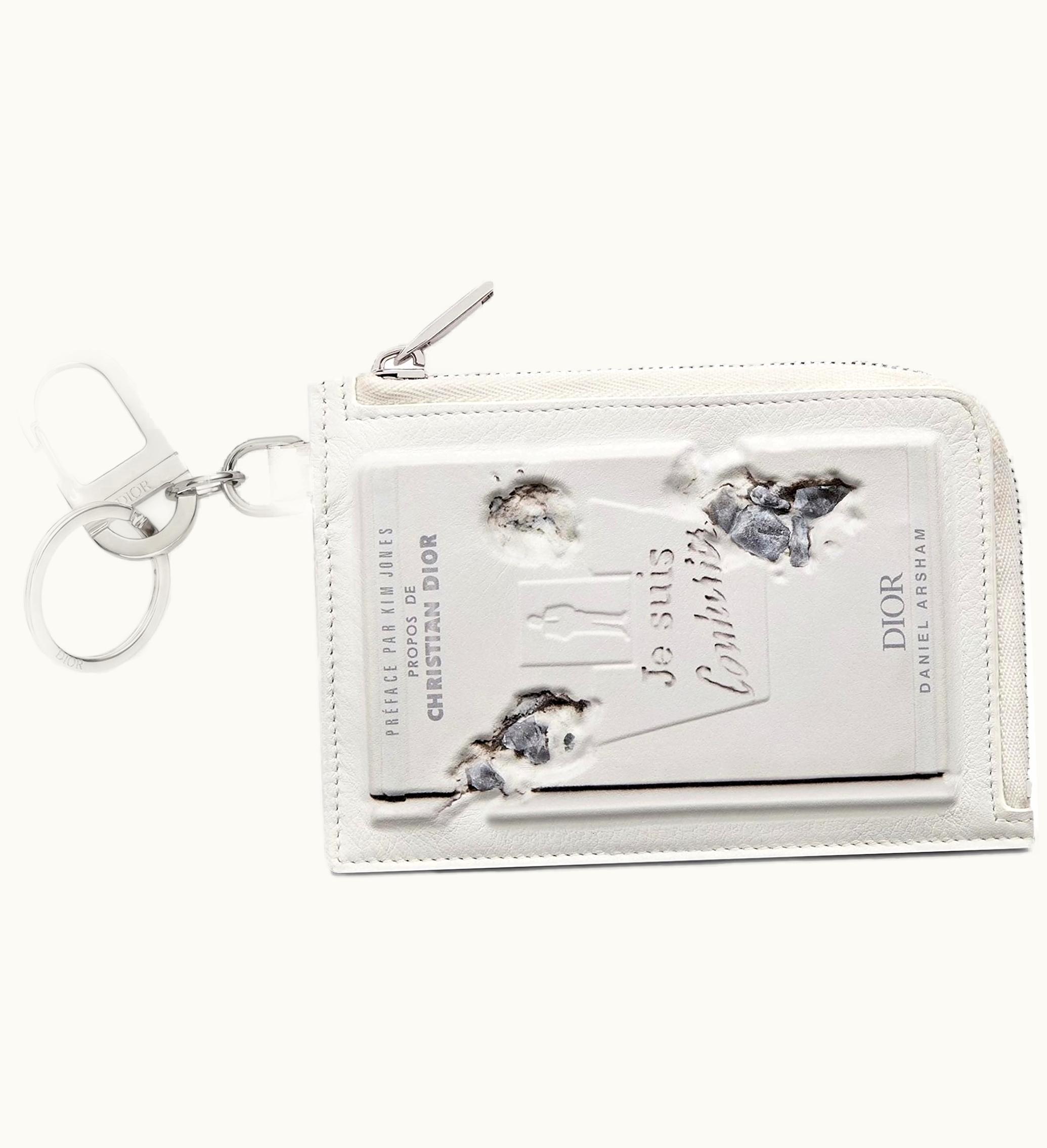 Dior X Daniel Arsham Zip Charm White