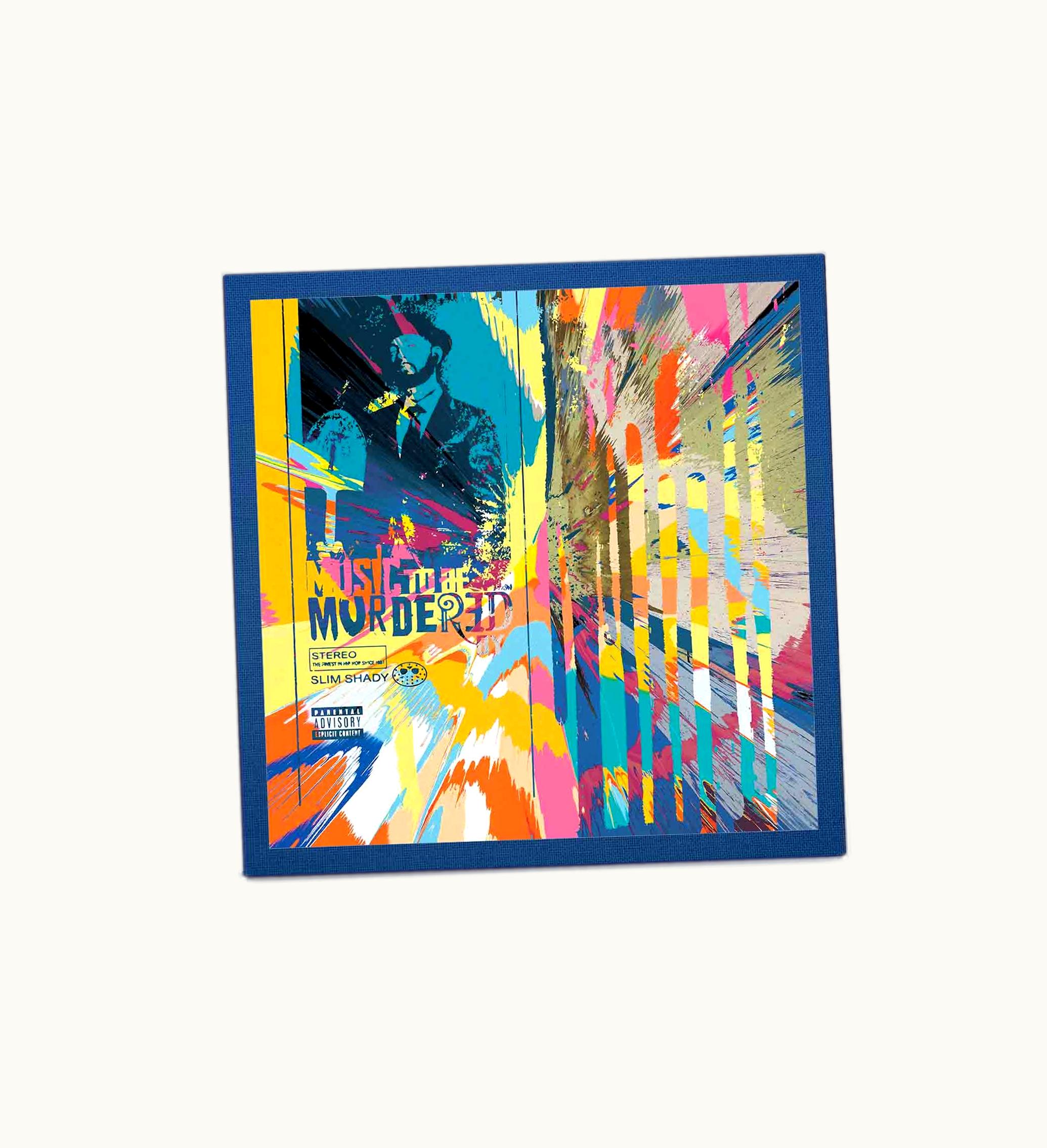 Interscope Records Interscope Records Eminem Music To Be Murdered By By Damien Hirst Gallery Vinyl Record Signed Edition Of 100