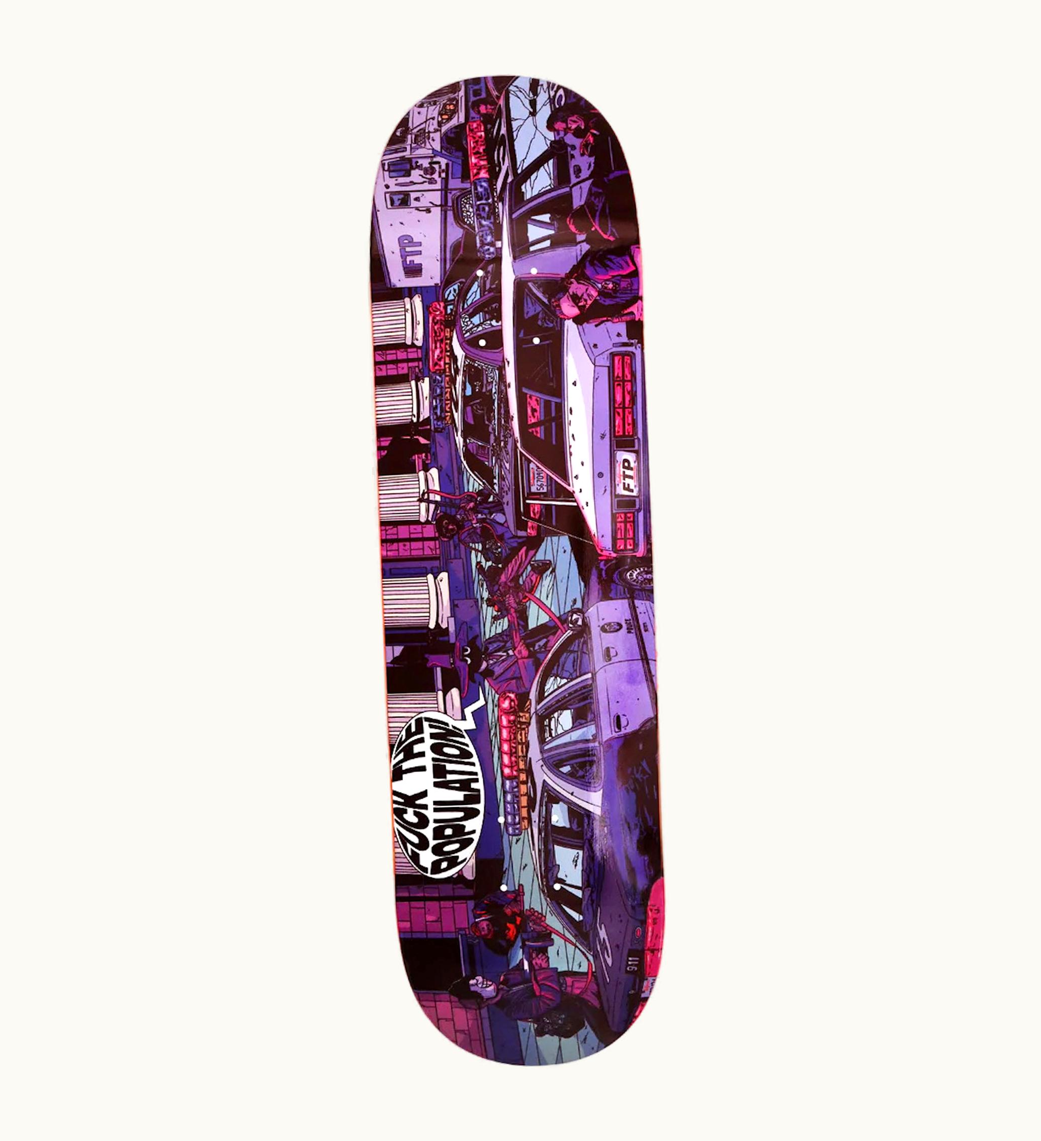 FTP FTP Robbery Skateboard Deck Multicolor
