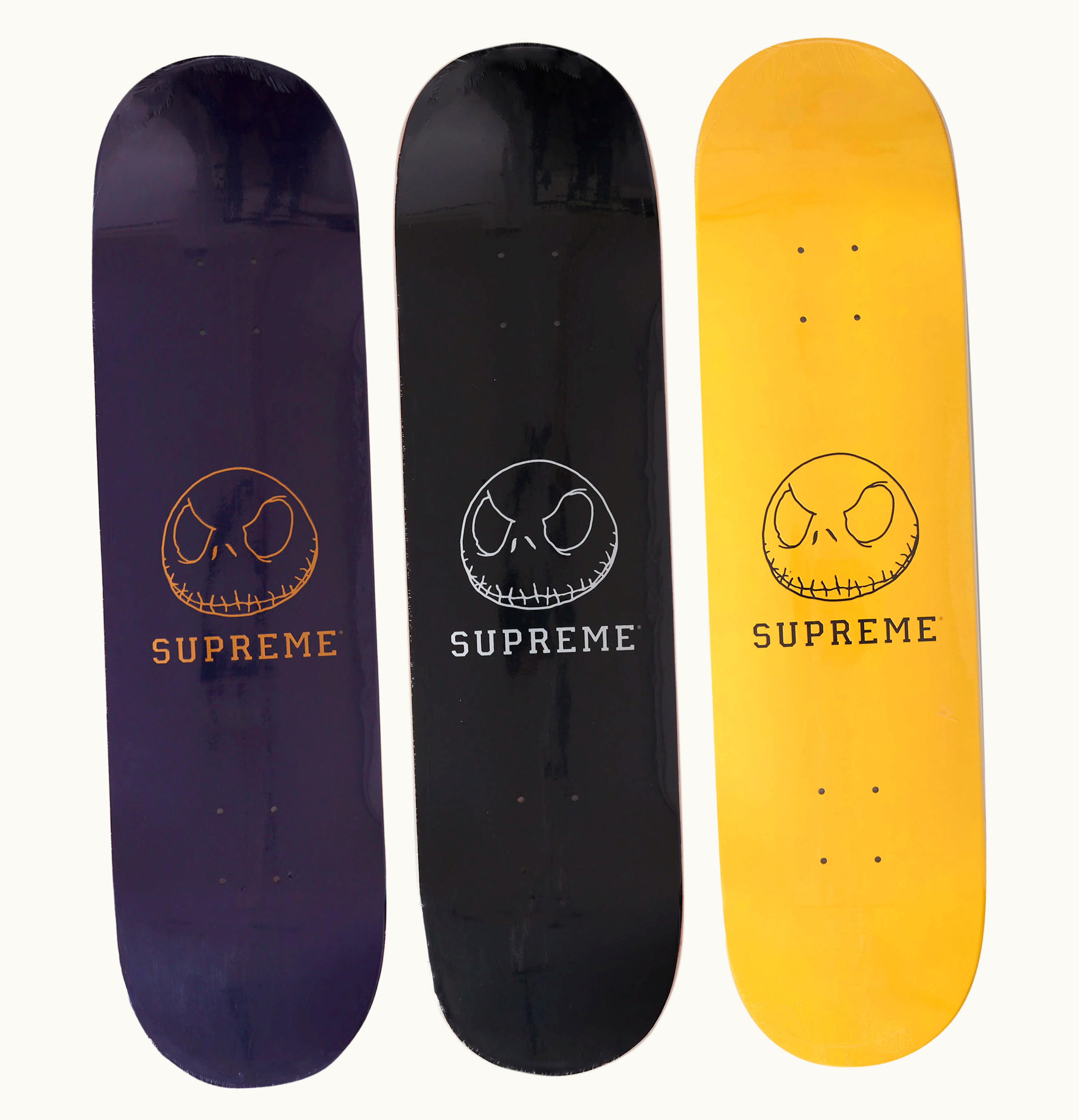 Supreme Supreme Skeleton Skateboard Deck Set Multicolor