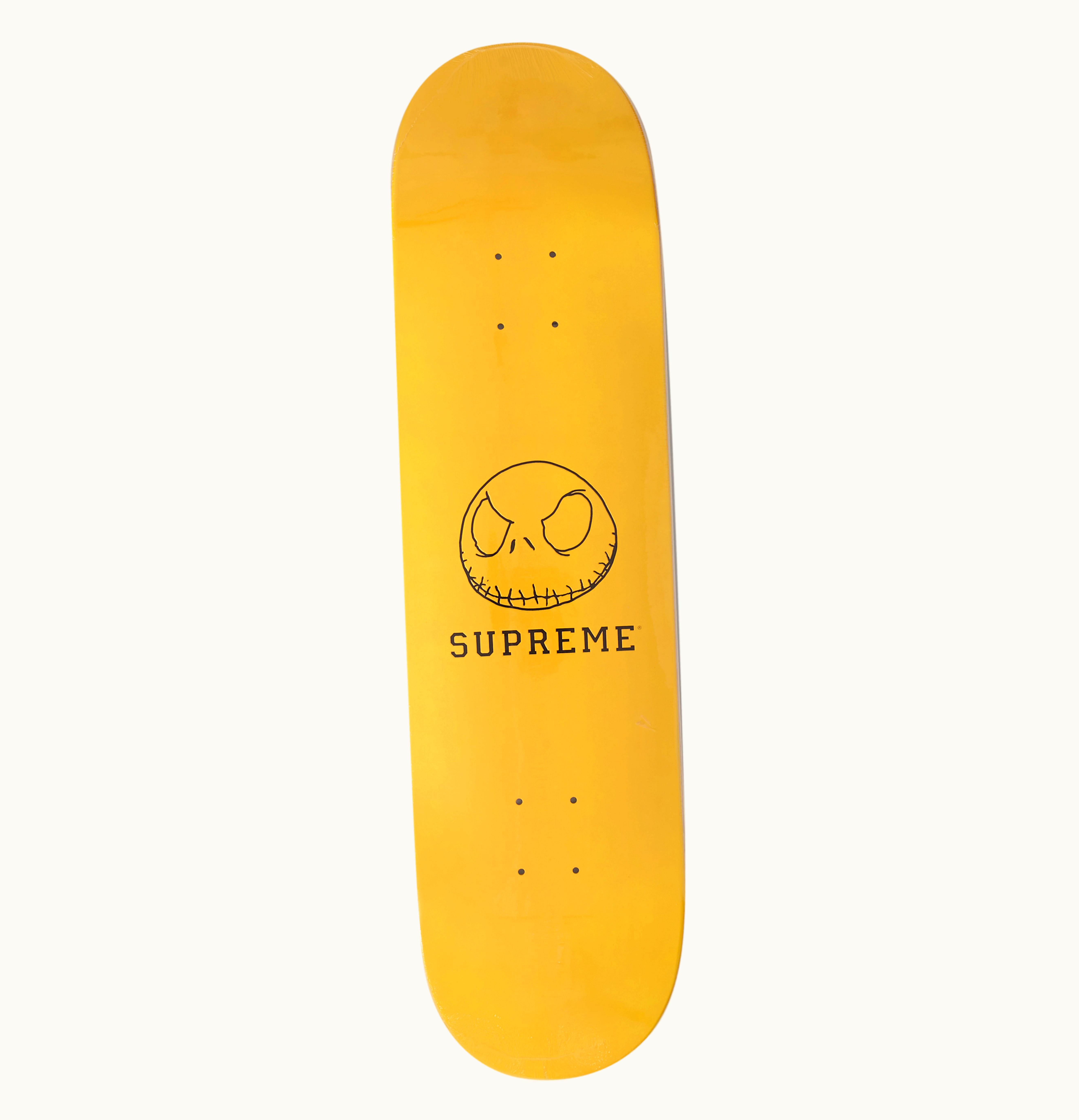 Supreme Supreme Skeleton Skateboard Deck Yellow