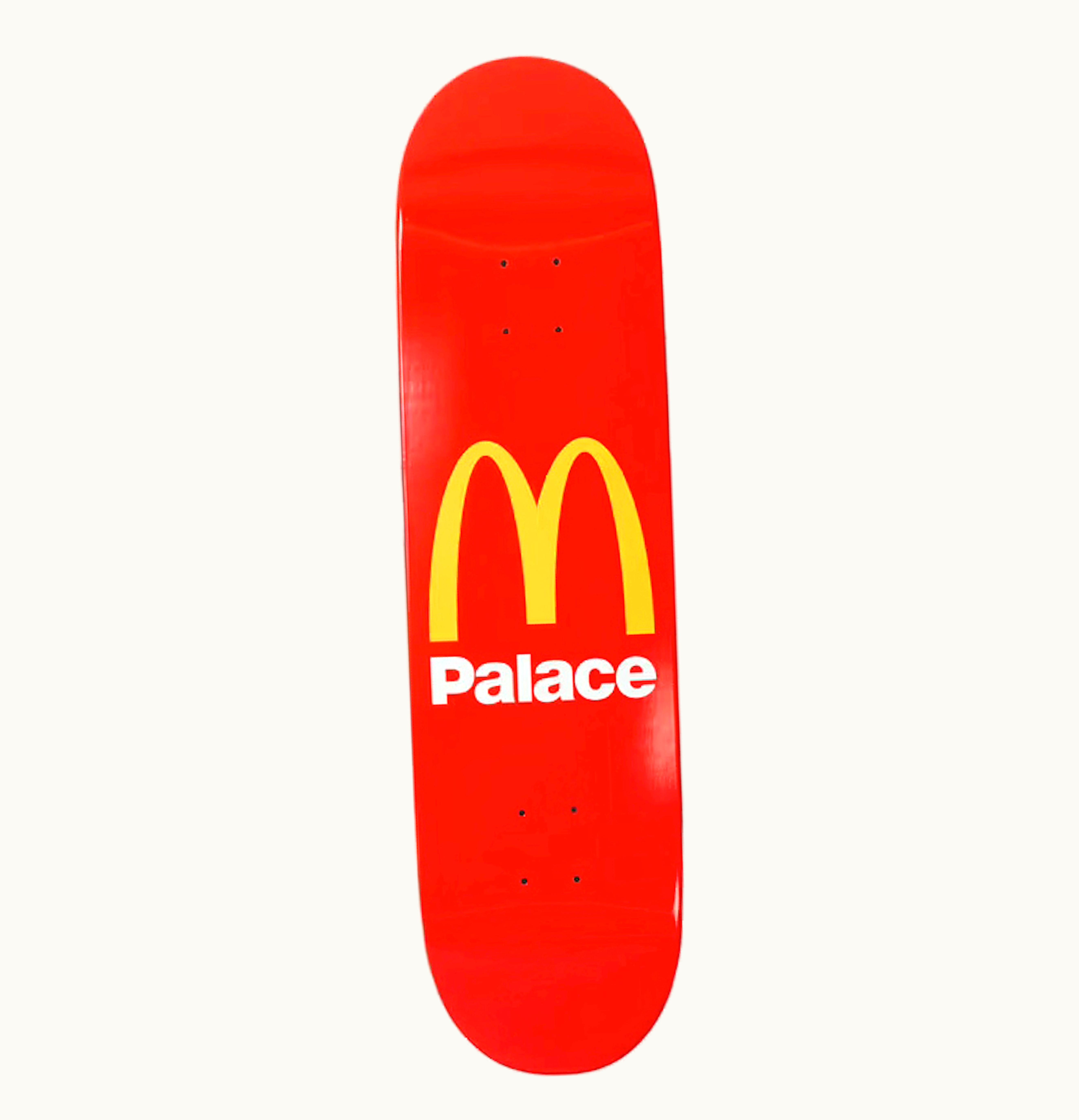 Palace Palace X McDonalds Logo Skateboard Deck Red