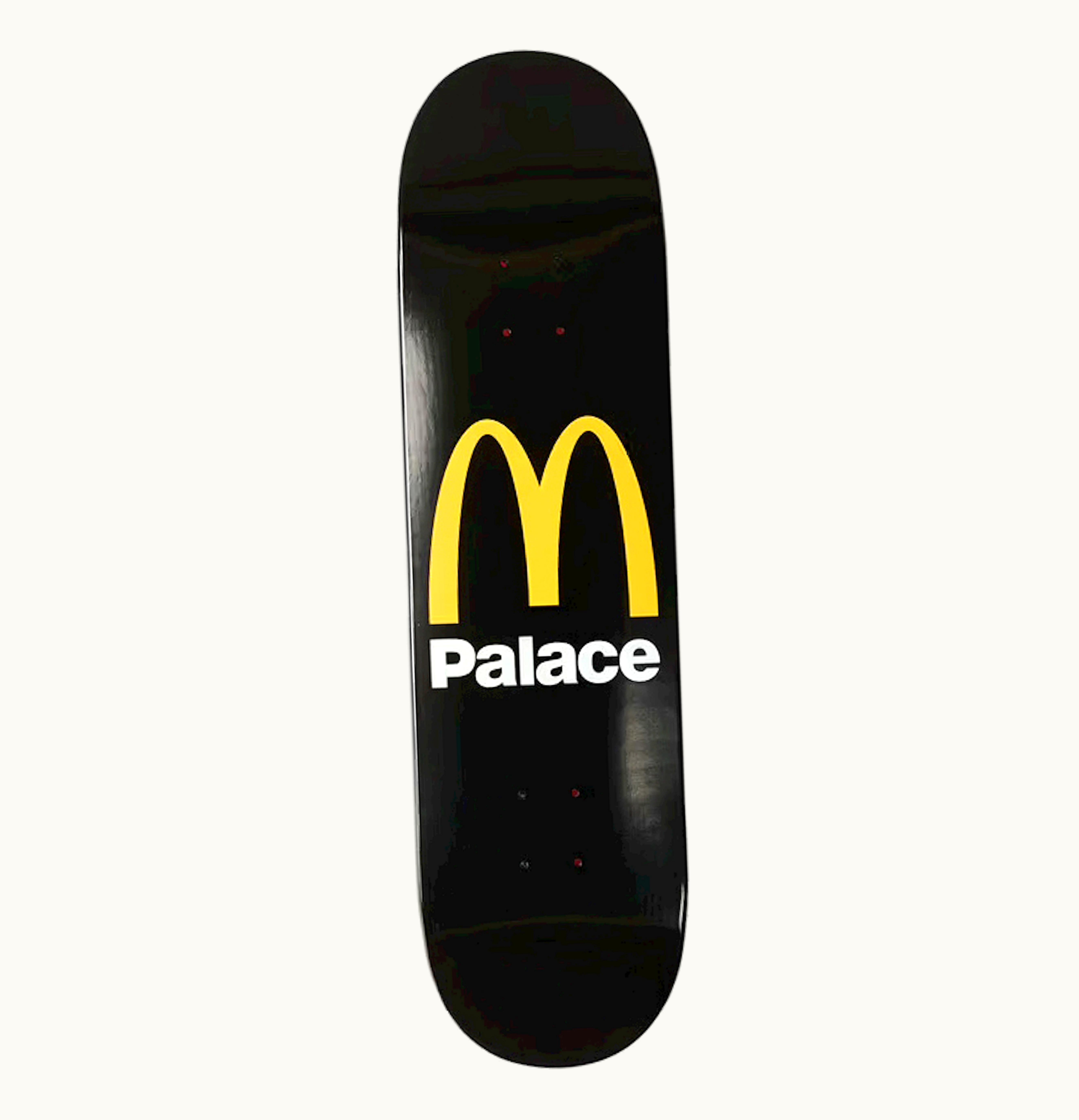 Palace Palace X McDonalds Logo Skateboard Deck Black