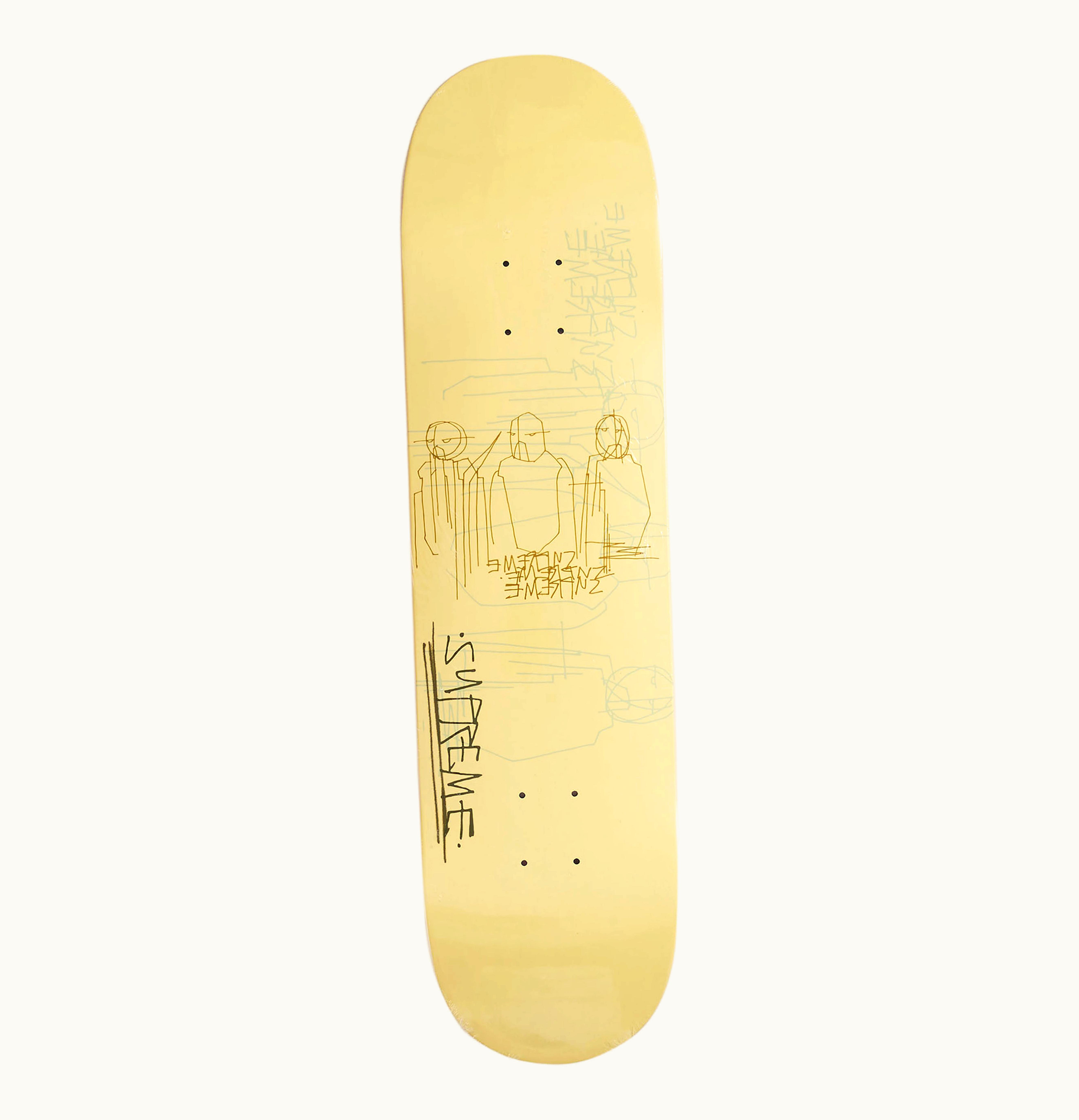 Supreme Supreme Three Kings Skateboard Deck Yellow