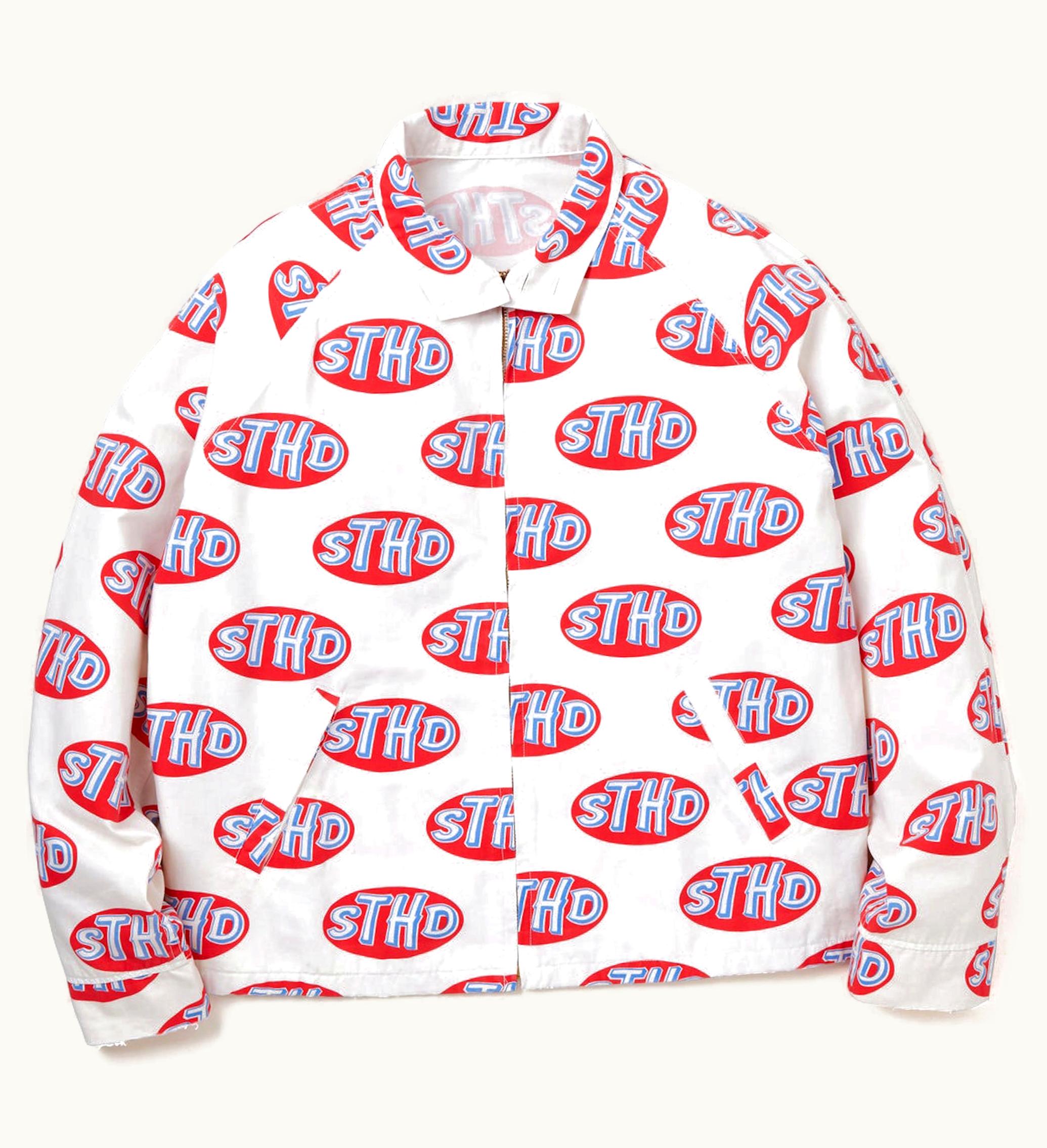 Neighborhood Neighborhood X Saint Mxxxxxx Sthd Deck Jacket White Red