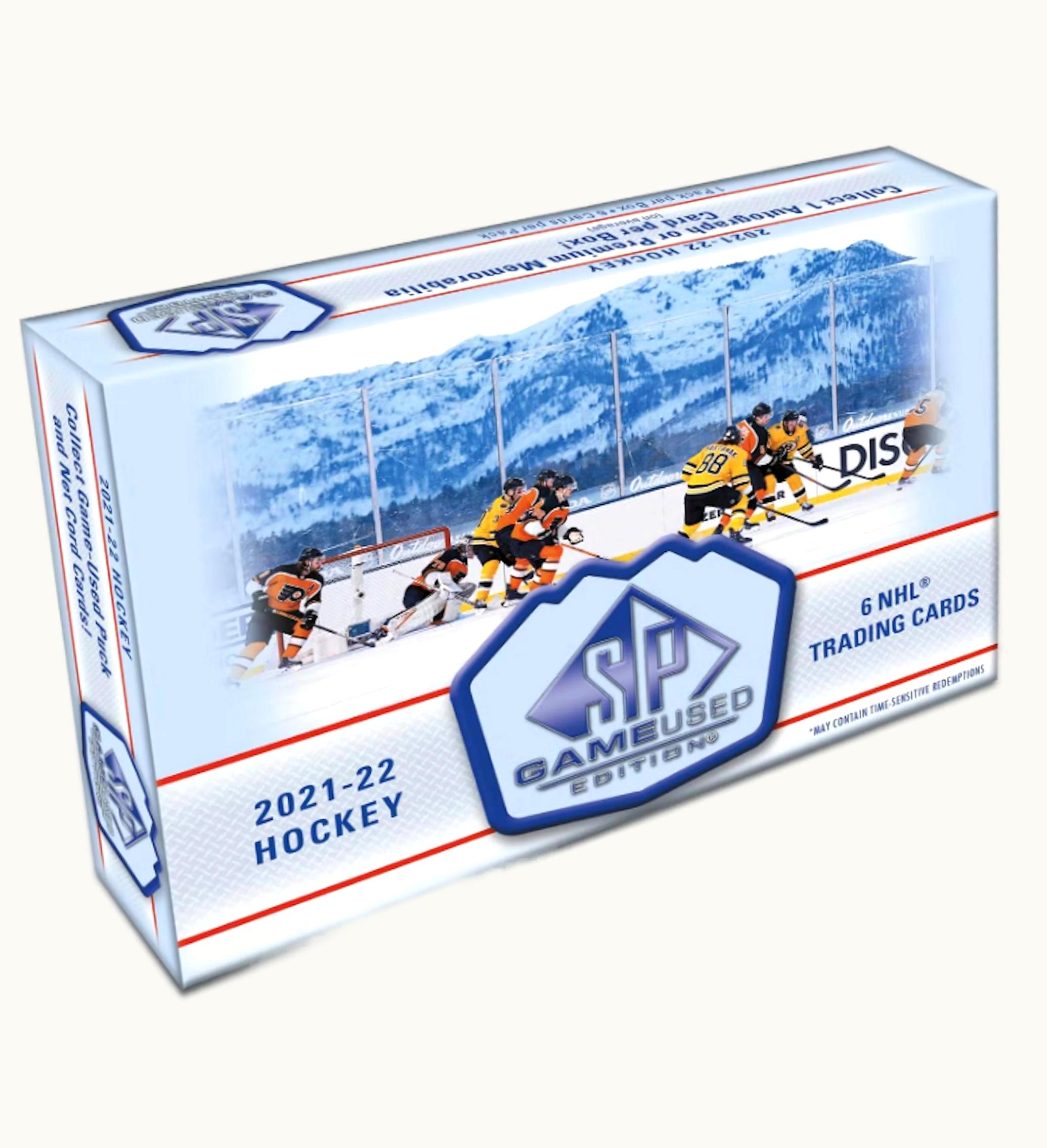 Upper Deck 2021 22 Upper Deck Sp Game Used Hockey Hobby Box