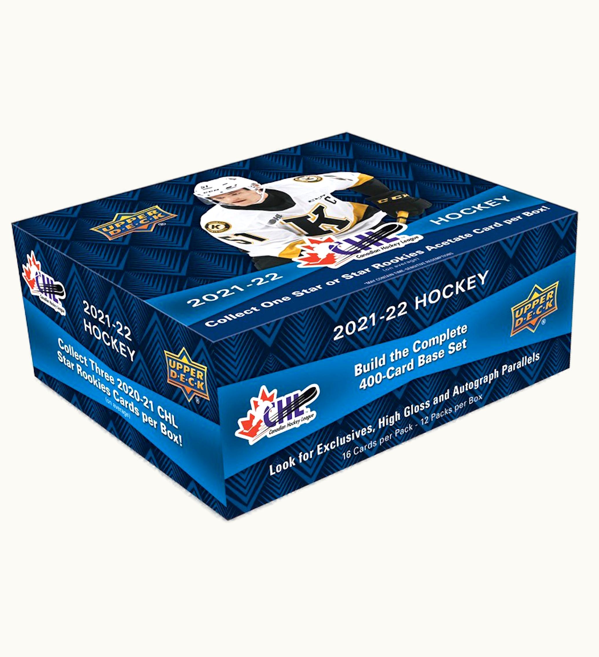 Upper Deck 2021 22 Upper Deck Chl Hockey Hobby Box