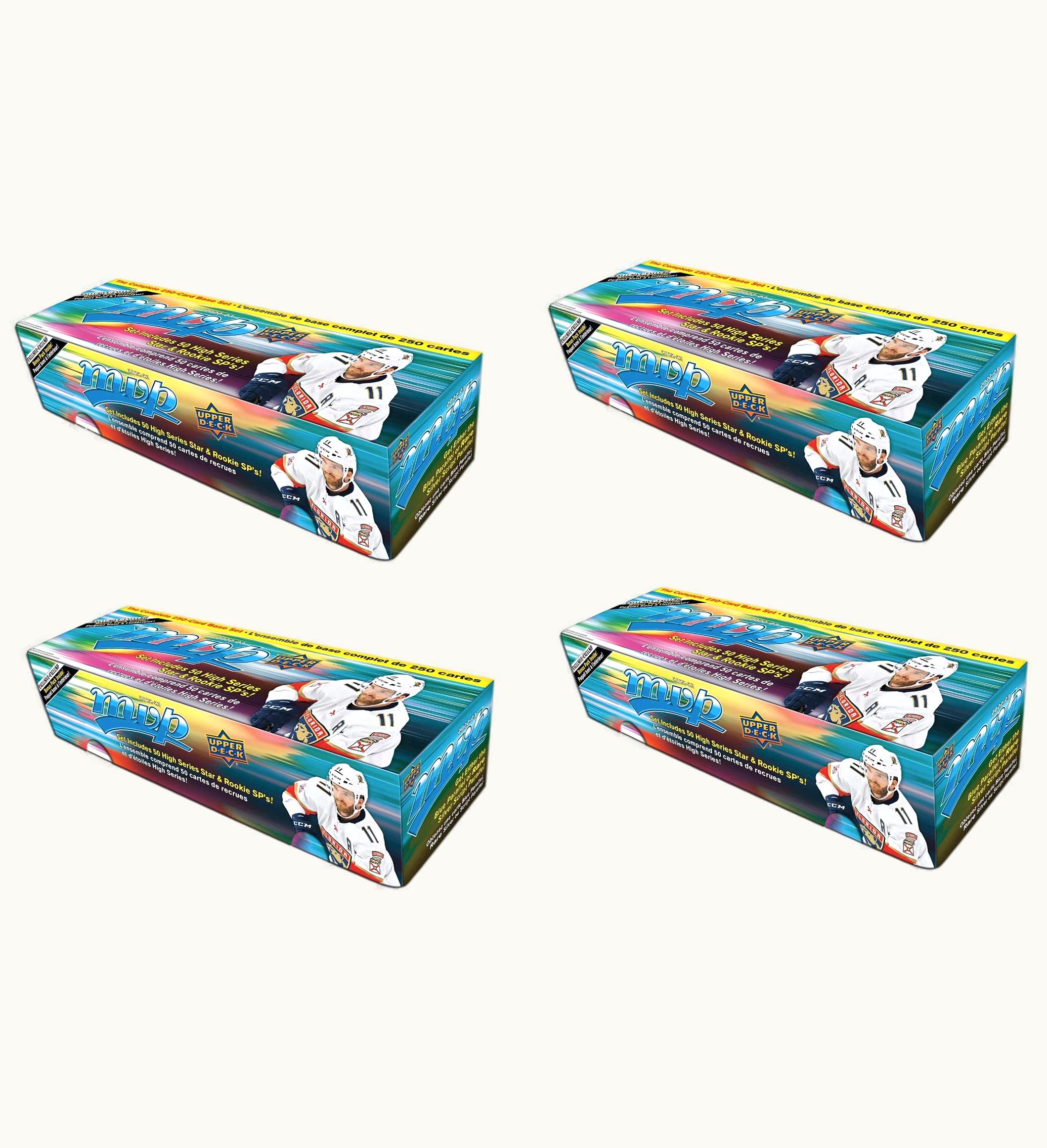Upper Deck 2022 23 Upper Deck Mvp Hockey Box Set 4x Lot