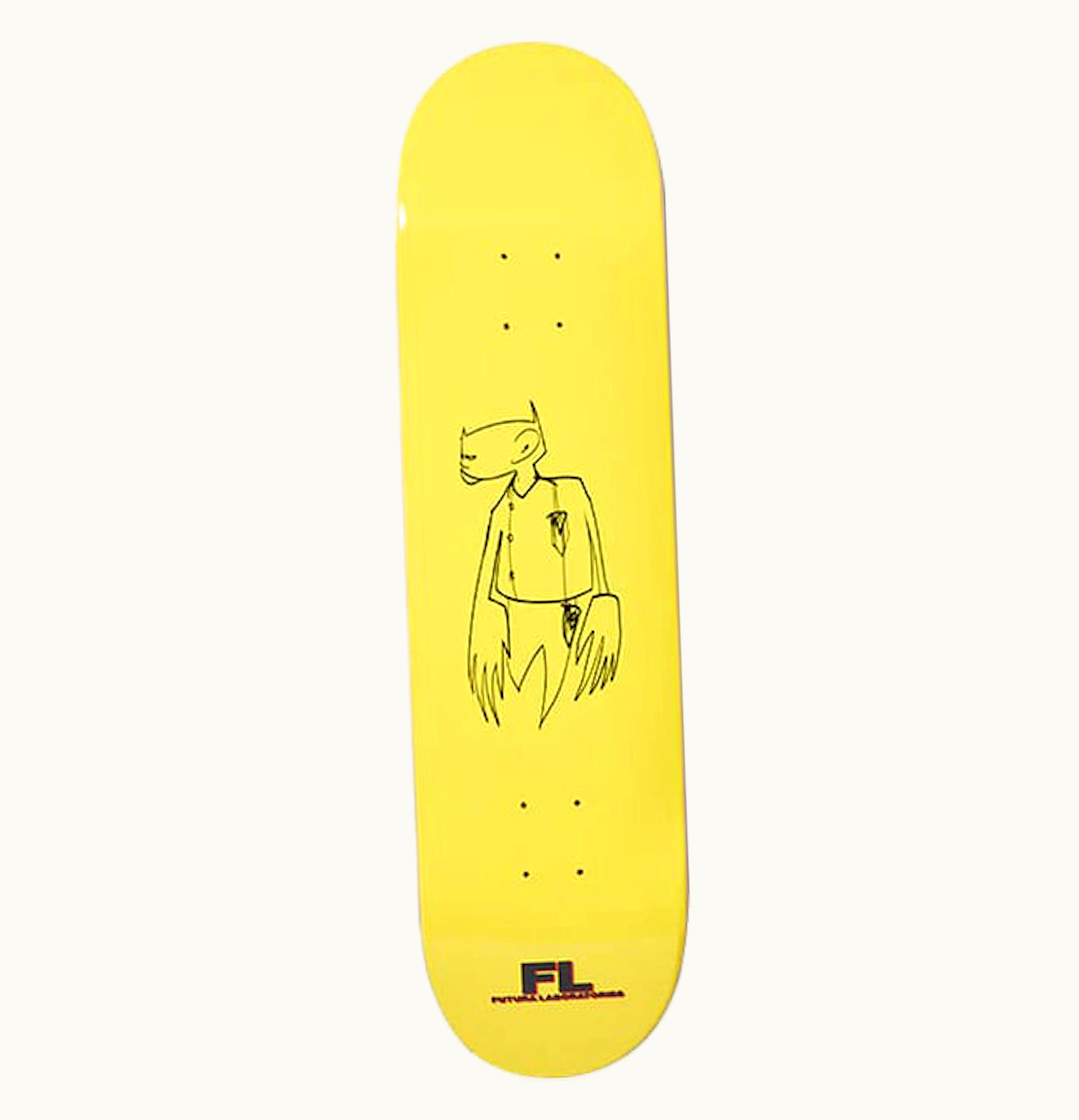 Futura Laboratories Futura Laboratories Fl Character Skateboard Yellow