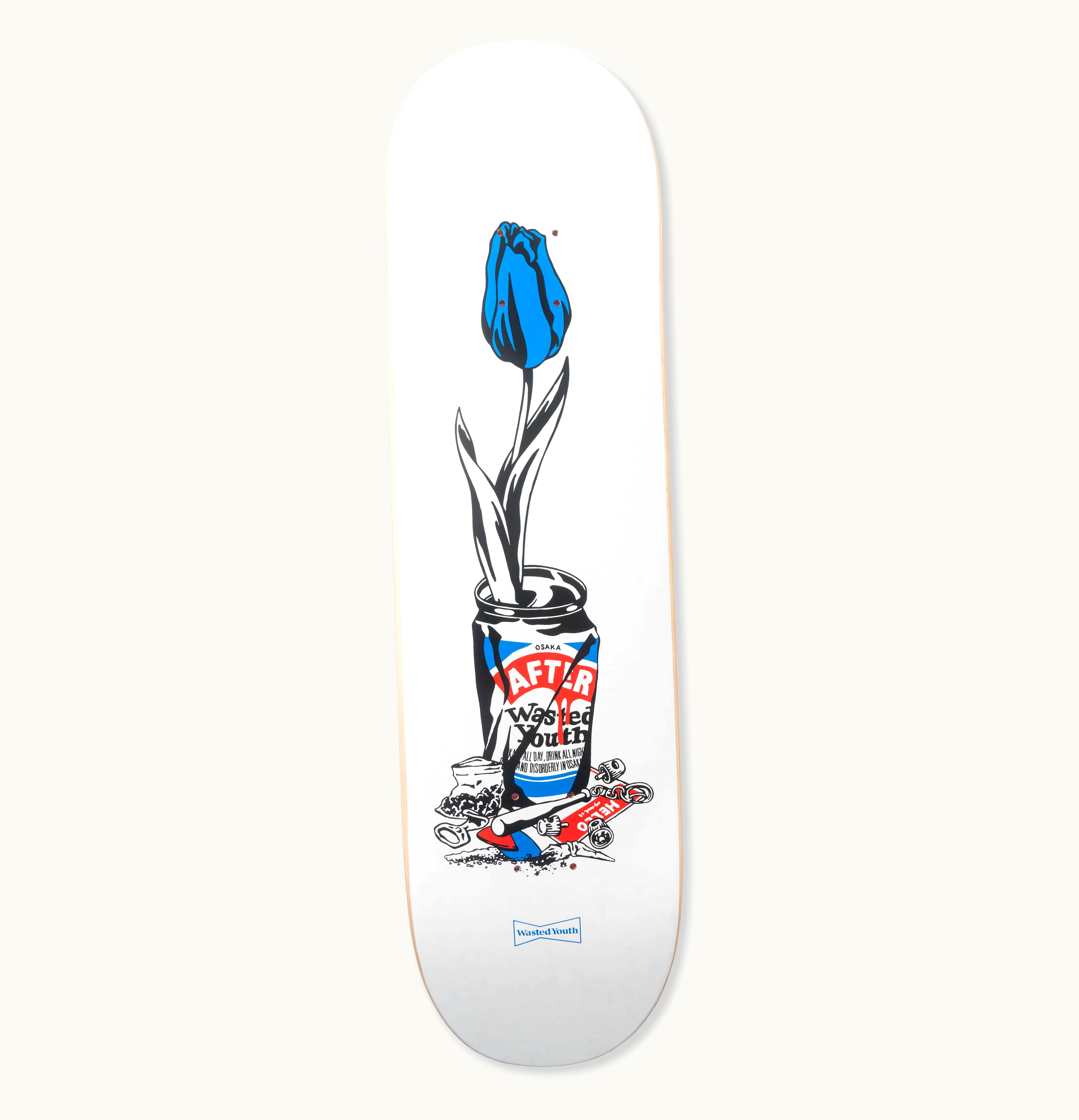 Wasted Youth Wasted Youth X Afterbase Skateboard White