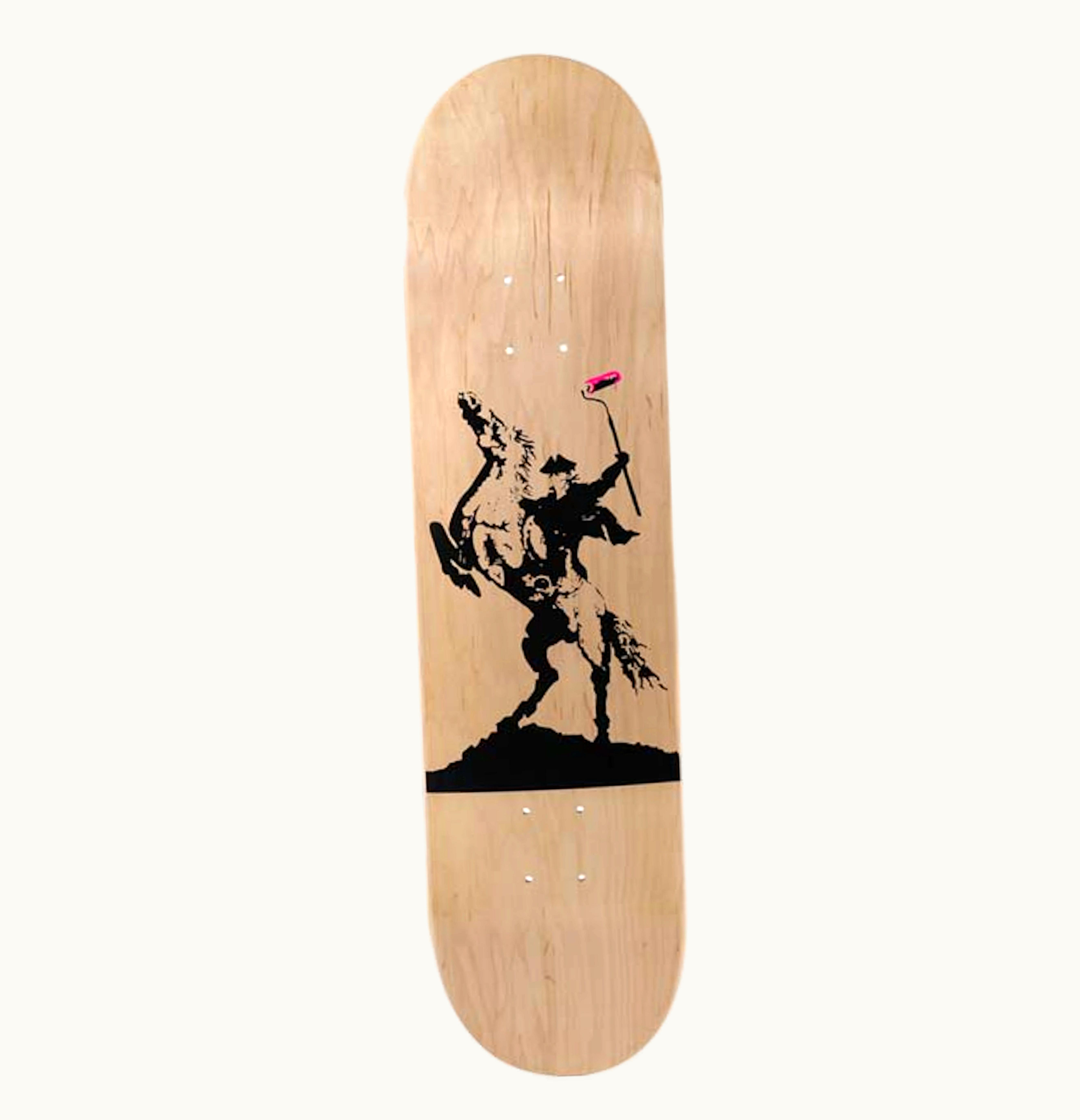 Medicom Medicom Sync X Bansky Brandalism Highway Man Skateboard Deck