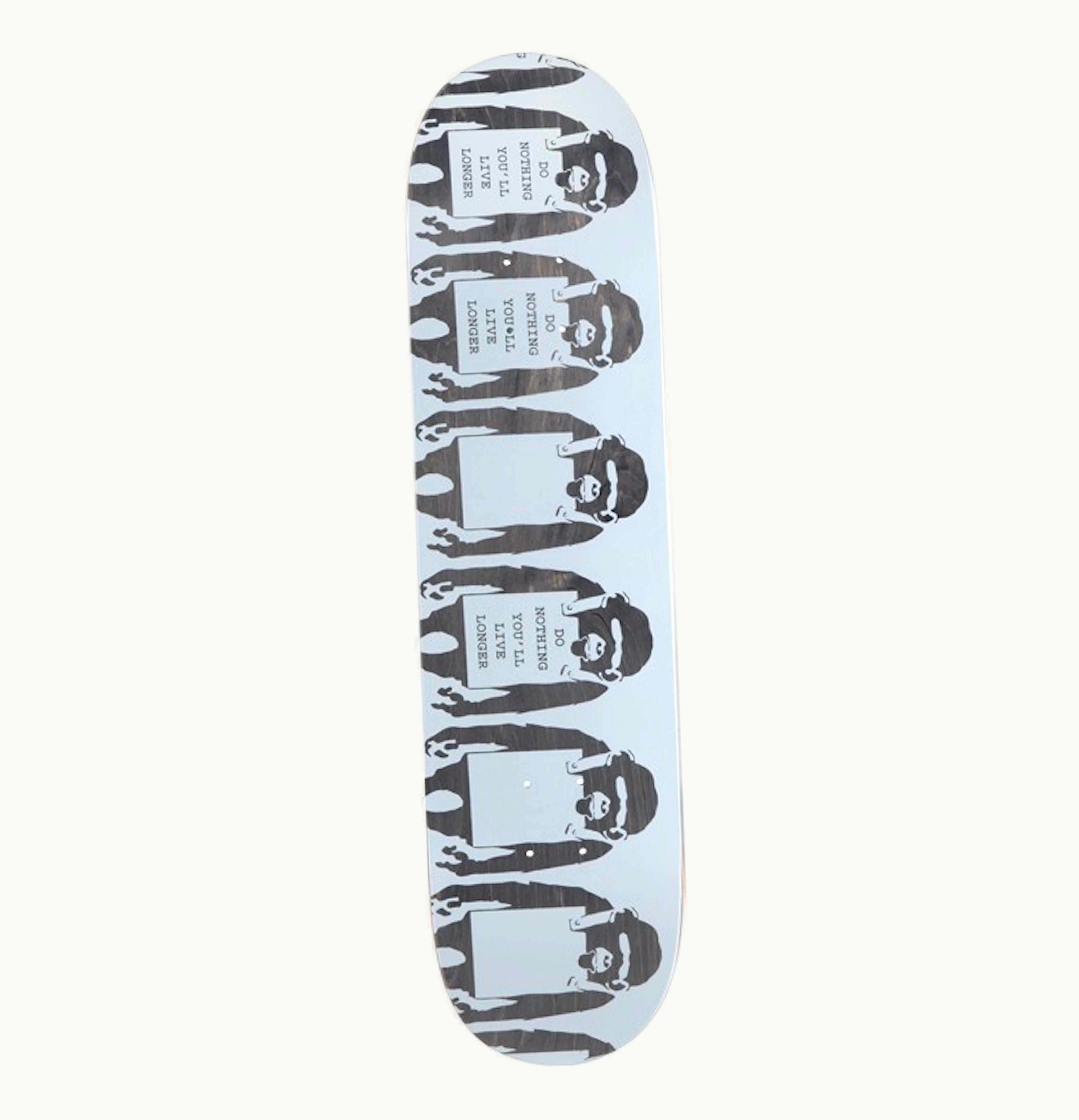 Banksy Banksy X Medicom X Sync Brandalism Do Nothing Skate Deck White