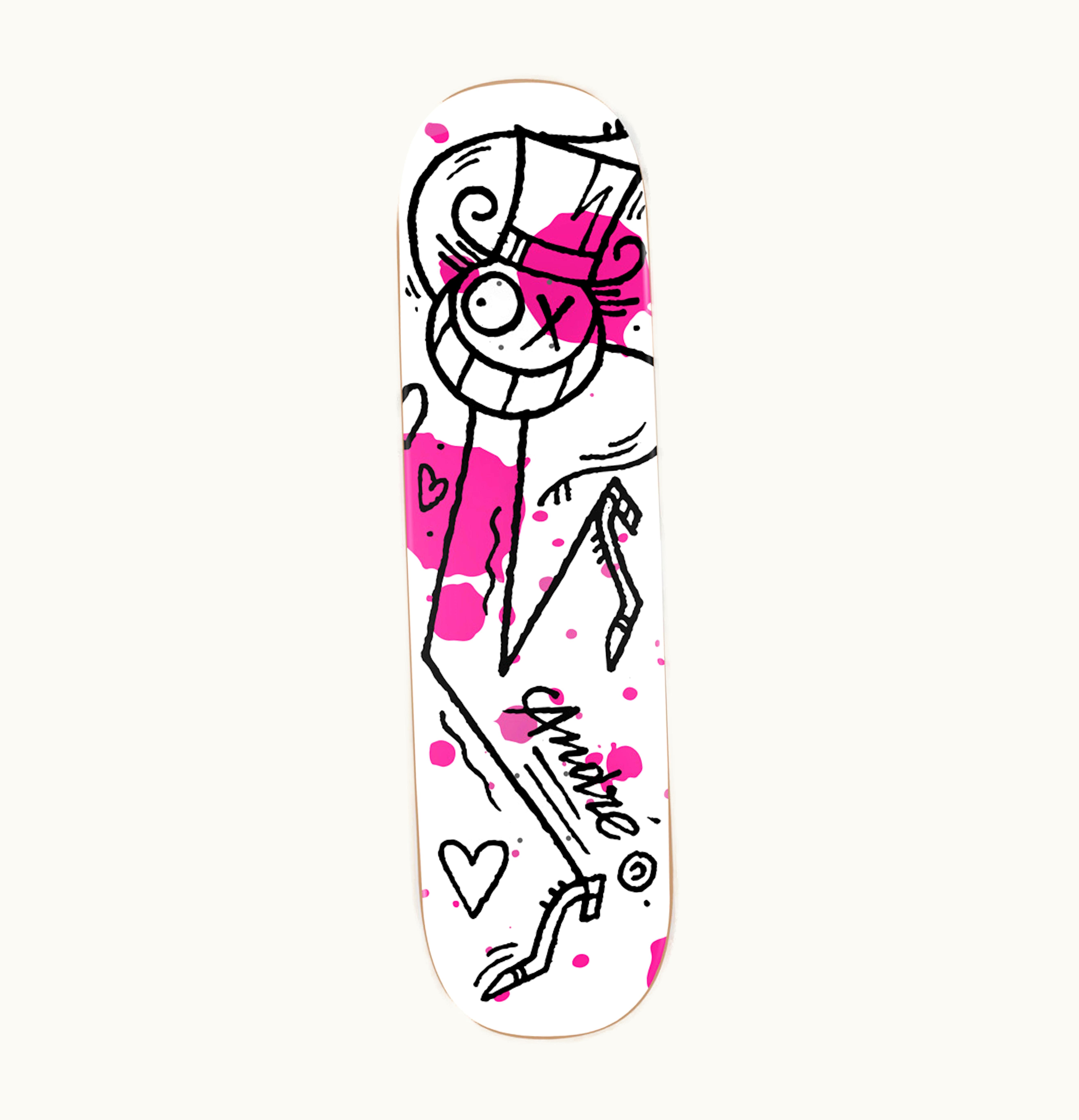 Mr. André Mr. André Mr Andre Menage A Trois Ou Quatre 1 Skateboard Deck Signed Edition Of 75