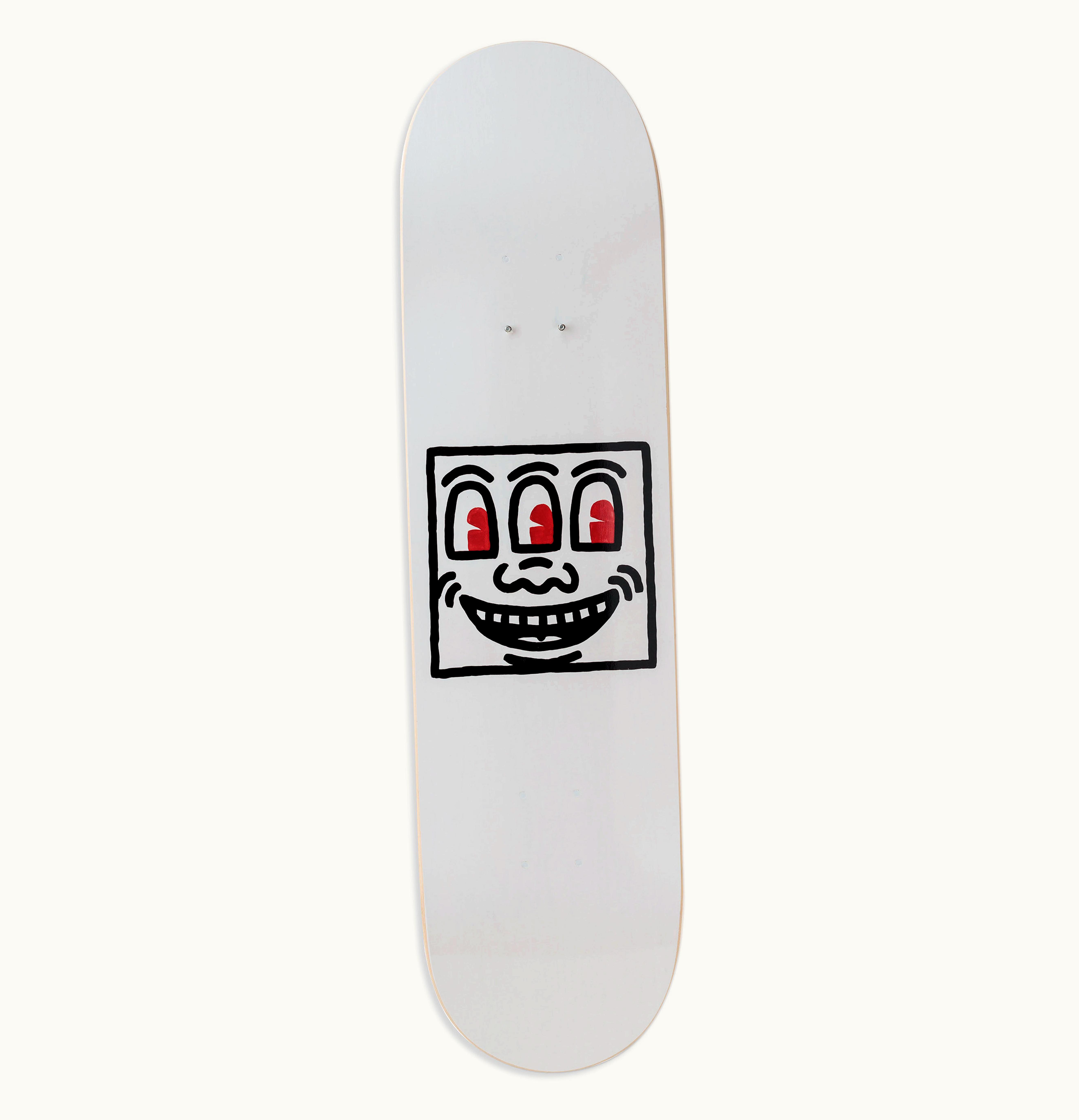 Keith Haring Keith Haring Untitled Skateboard Deck Red Black
