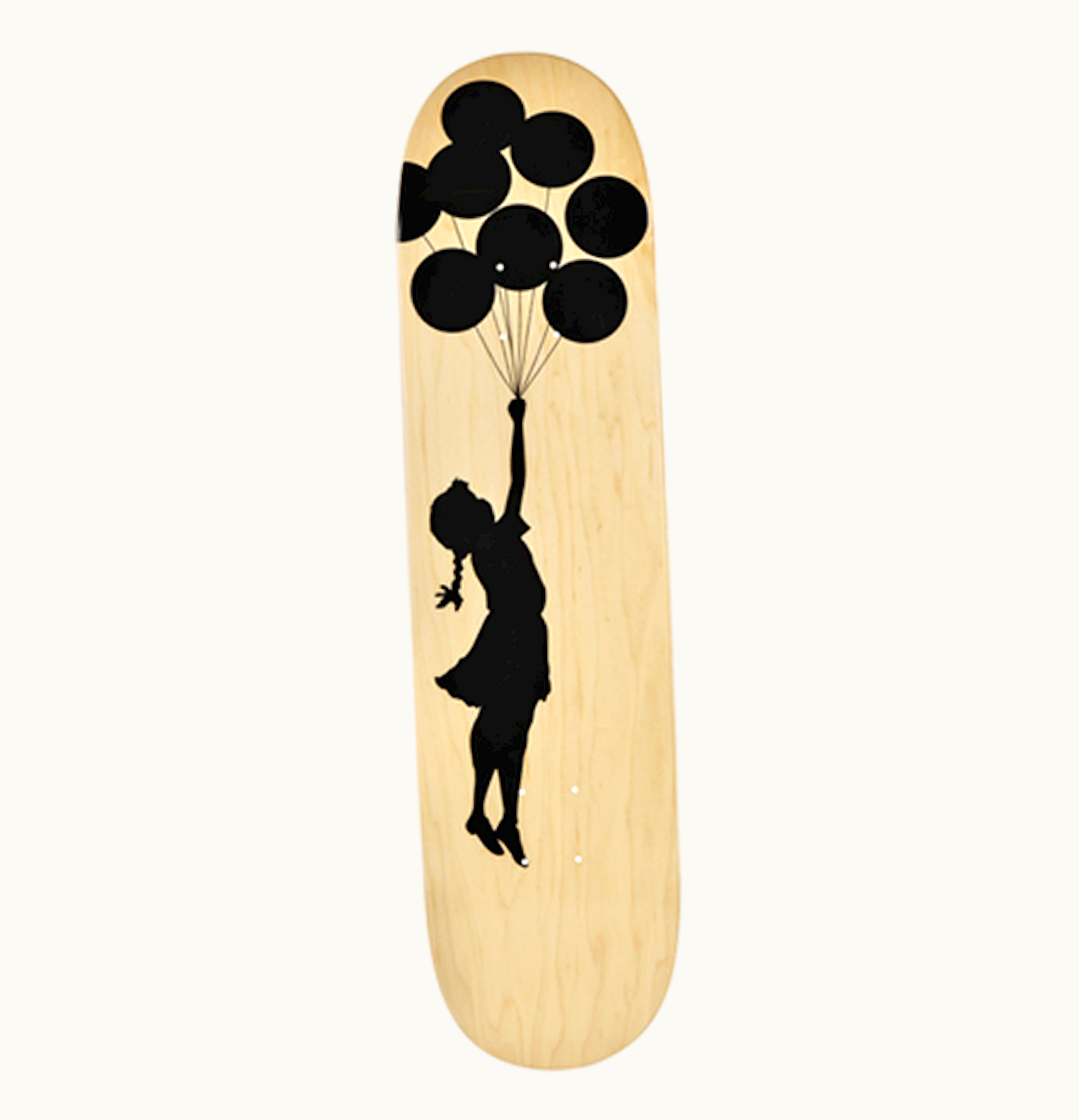 Banksy Banksy X Medicom Balloon Girl Skateboard Deck Brown