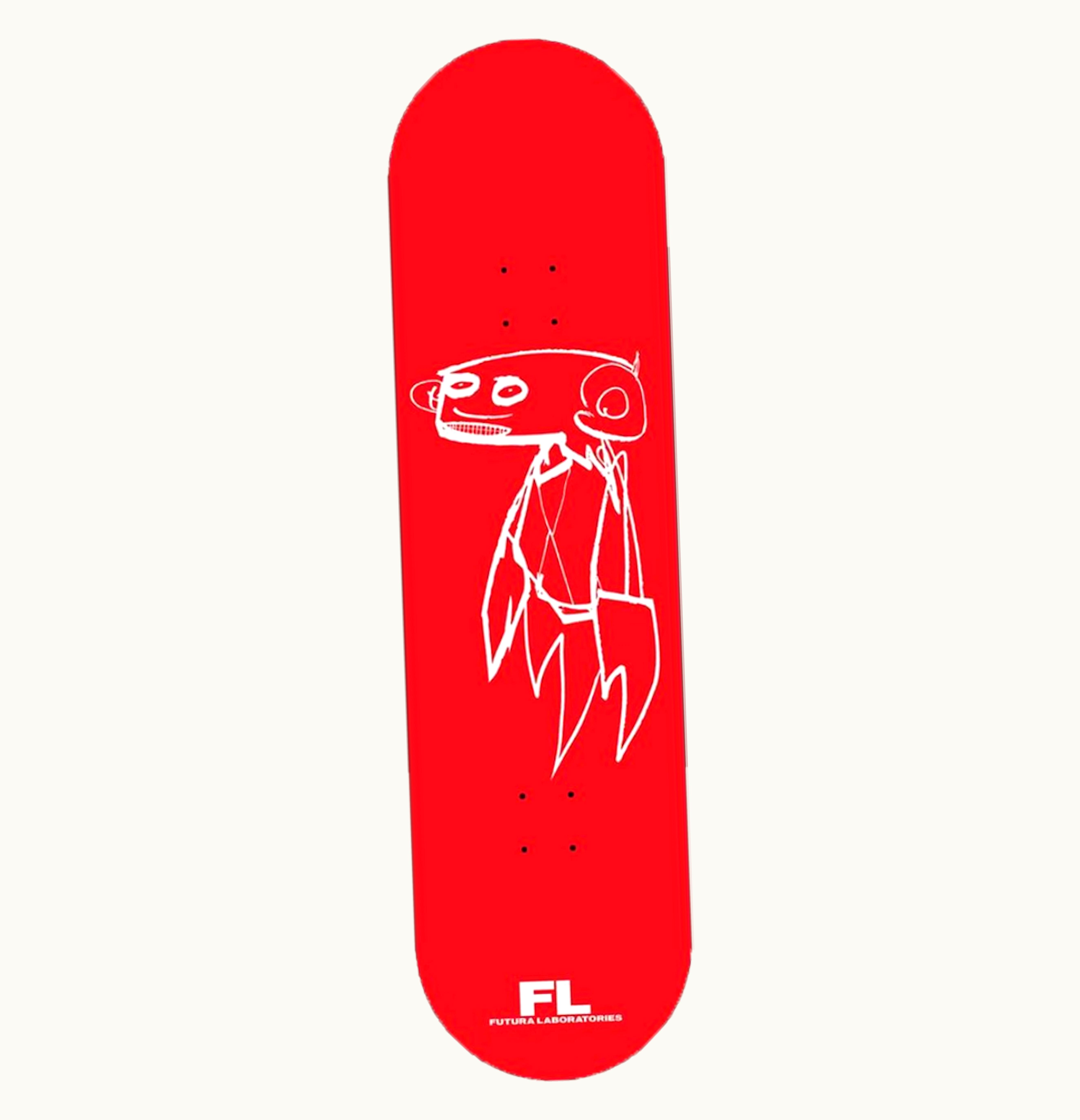 Futura Laboratories Futura Laboratories Beyond The Streets Exclusive Skateboard Deck Red