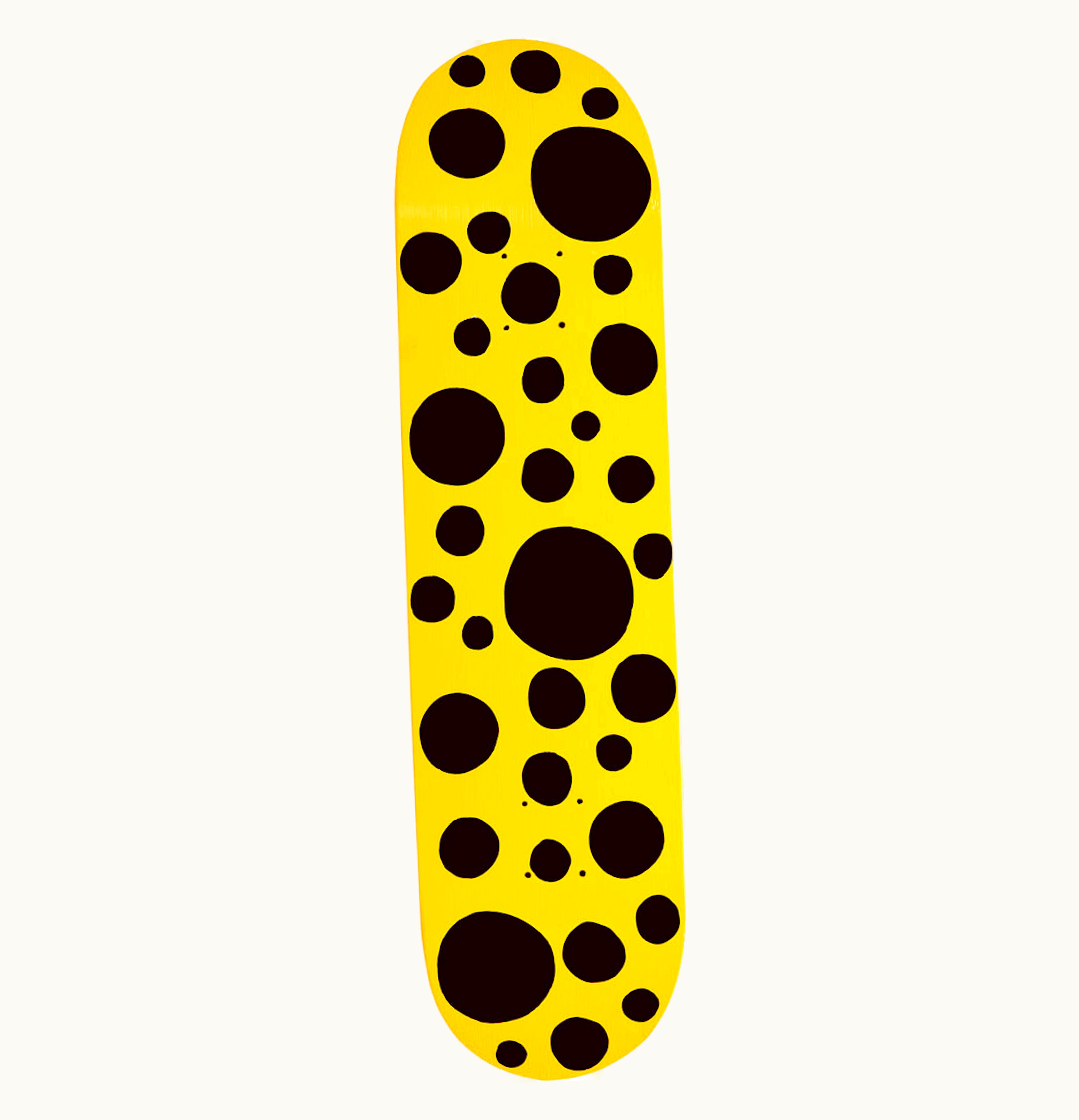 Yayoi Kusama Yayoi Kusama Black Dots Skateboard Deck Large Dots