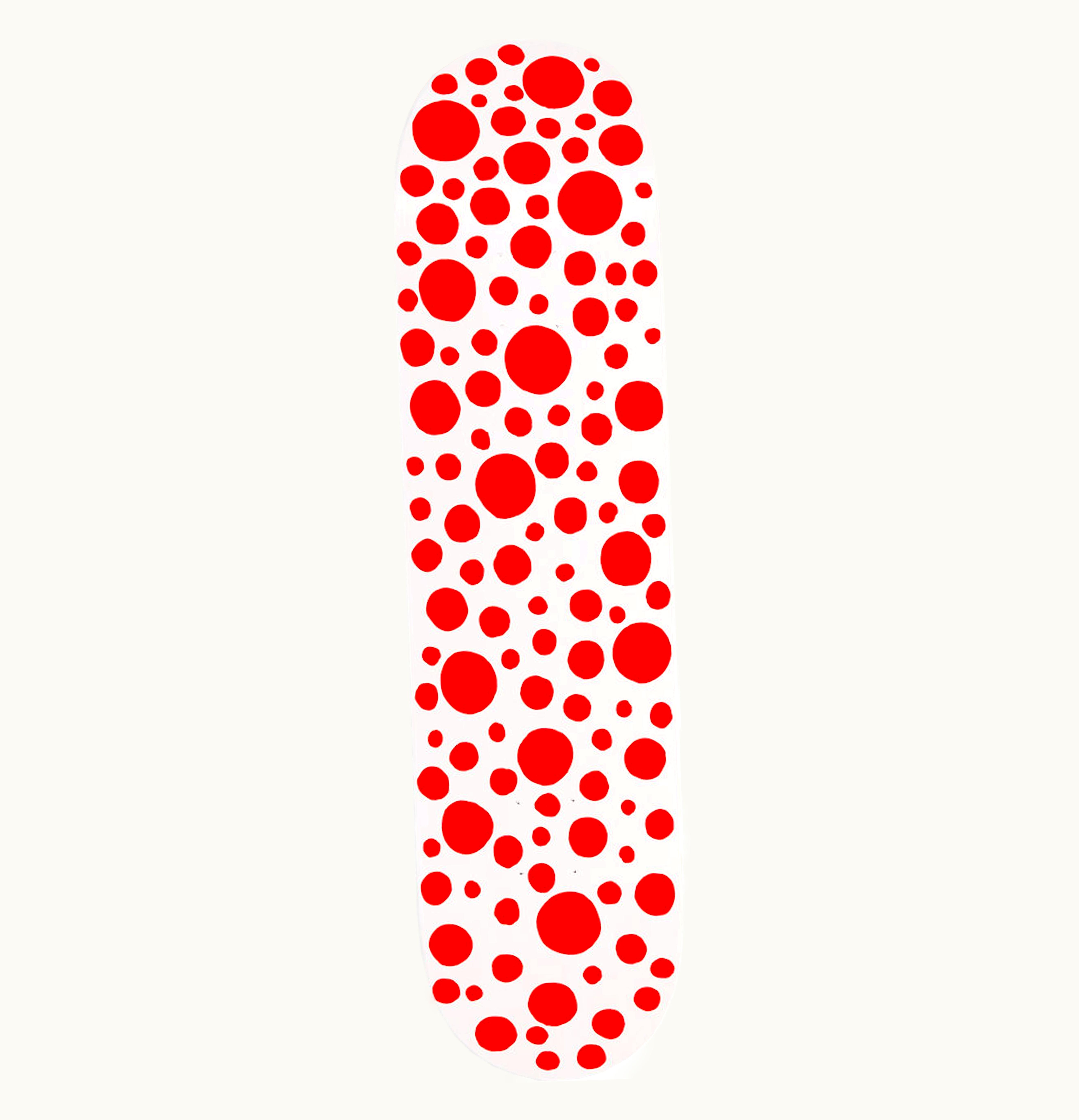Yayoi Kusama Yayoi Kusama Red Dots Skateboard Deck Small Dots