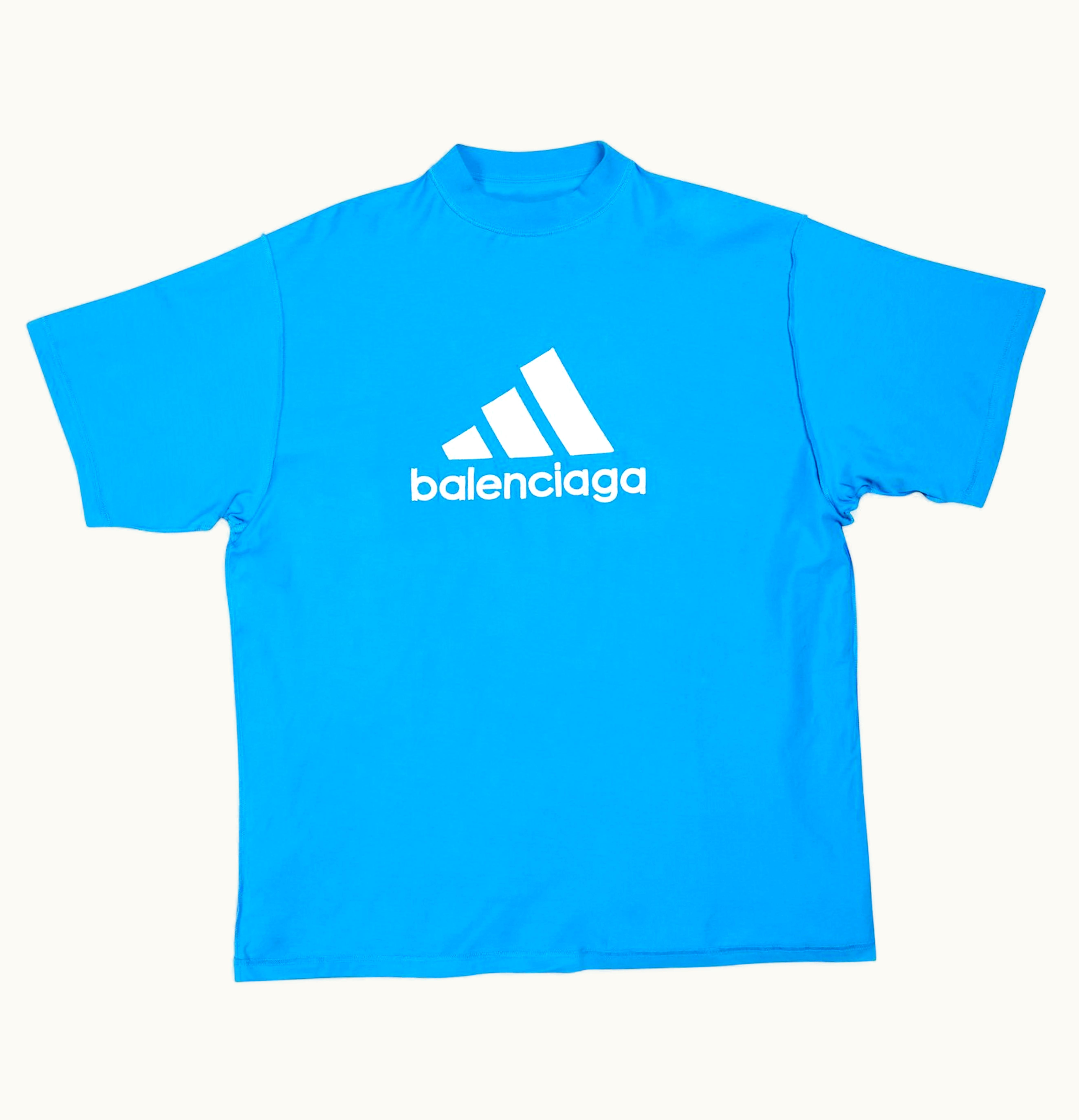 Balenciaga Balenciaga x adidas Unisex T Shirt Oversized Blue