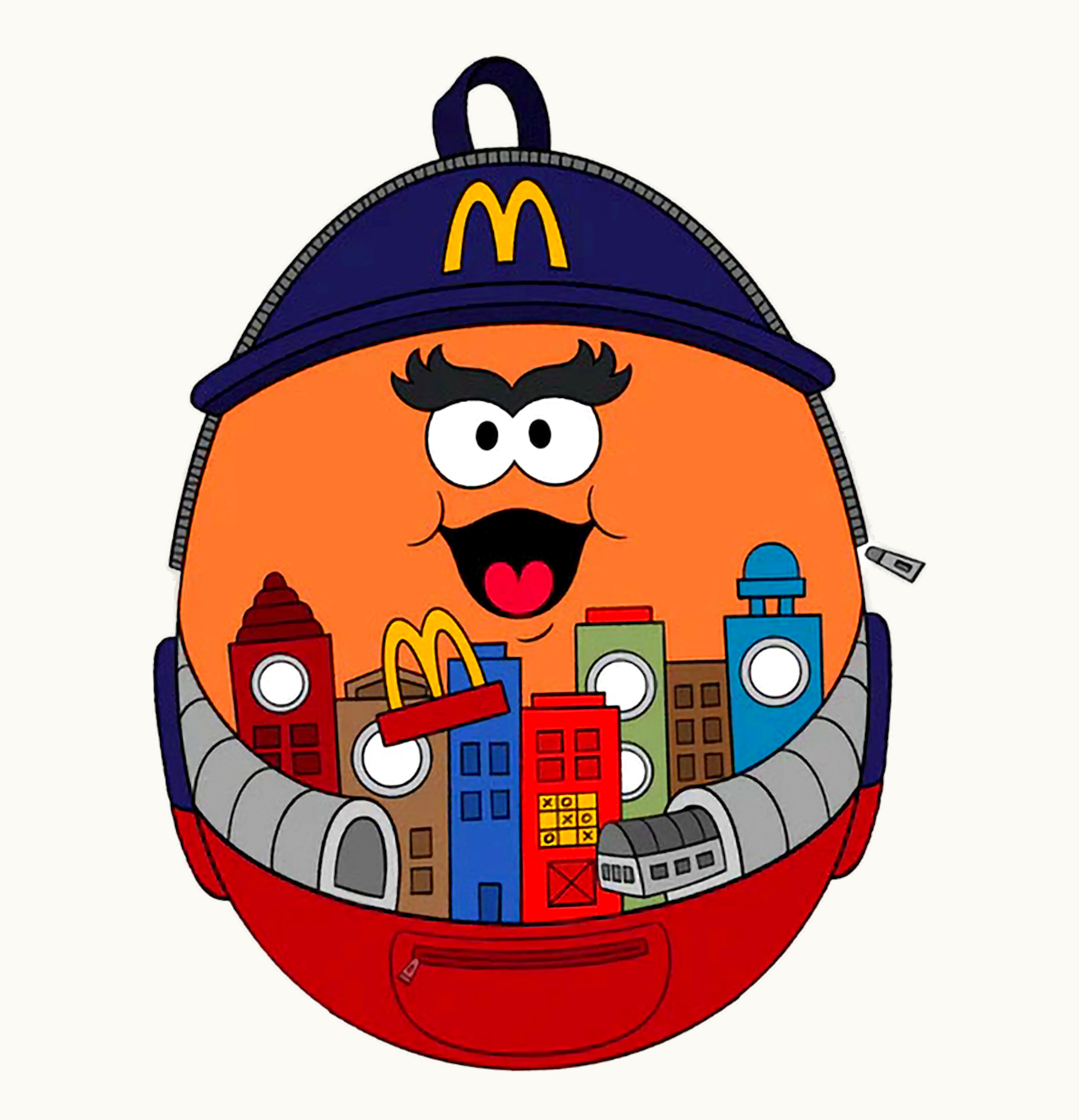 Kerwin Frost X McDonalds Uptown Moe 3D Backpack Multicolor