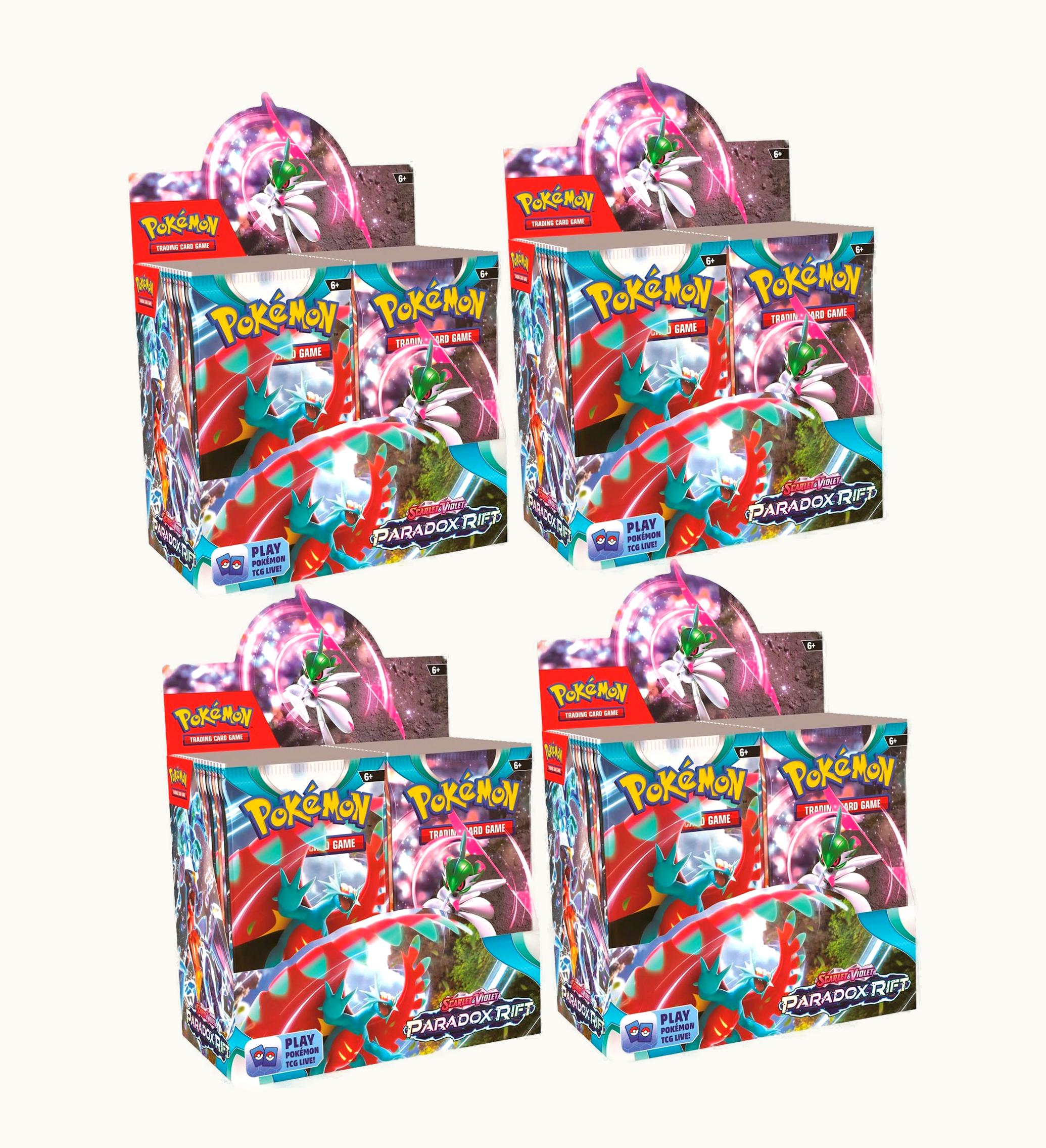 Pokemon Pokemon TCG Scarlet Violet Paradox Rift Booster Box 4x Lot
