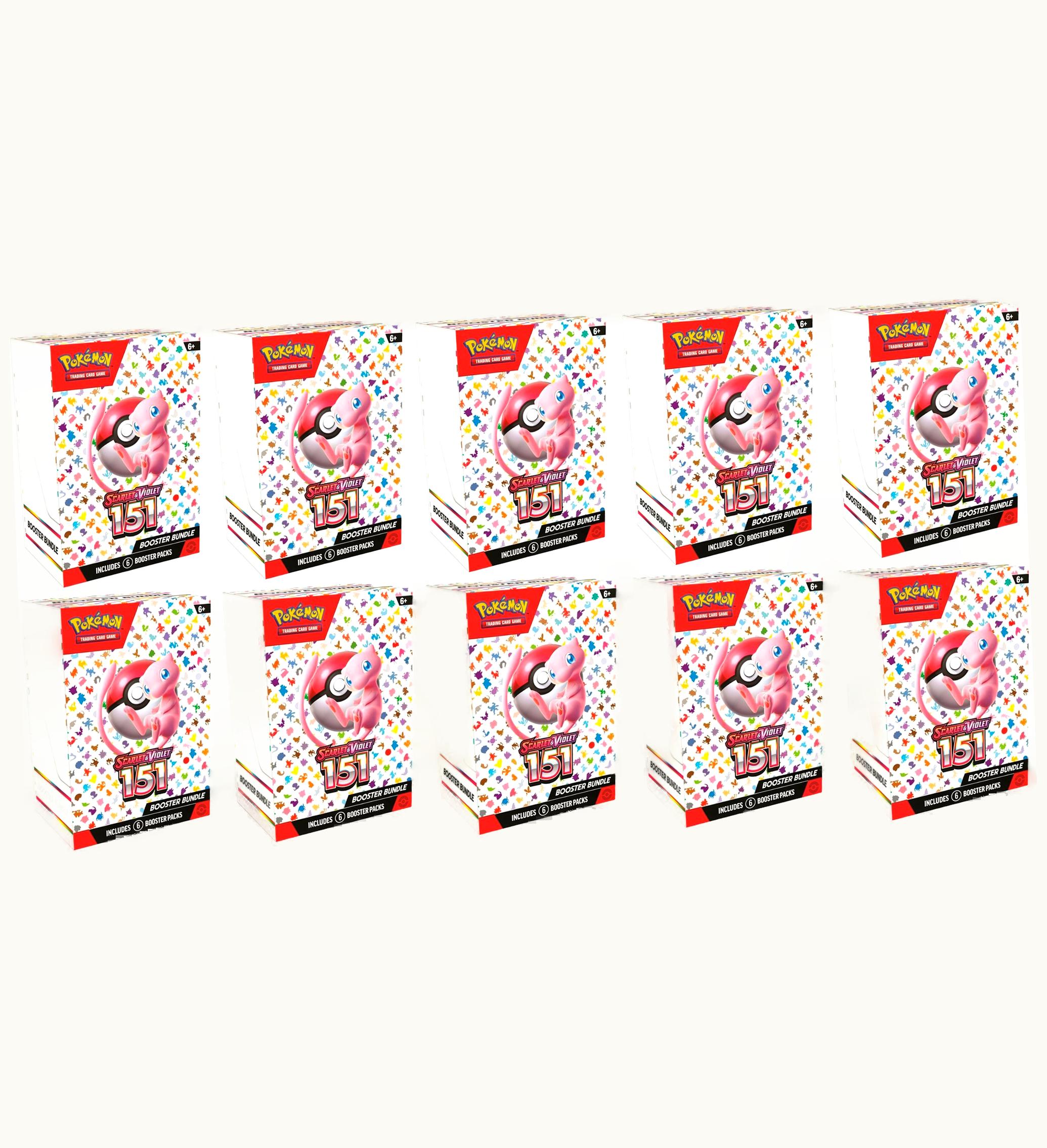Pokemon Pokemon TCG Scarlet Violet 15 6pk Booster Bundle 10x Lot