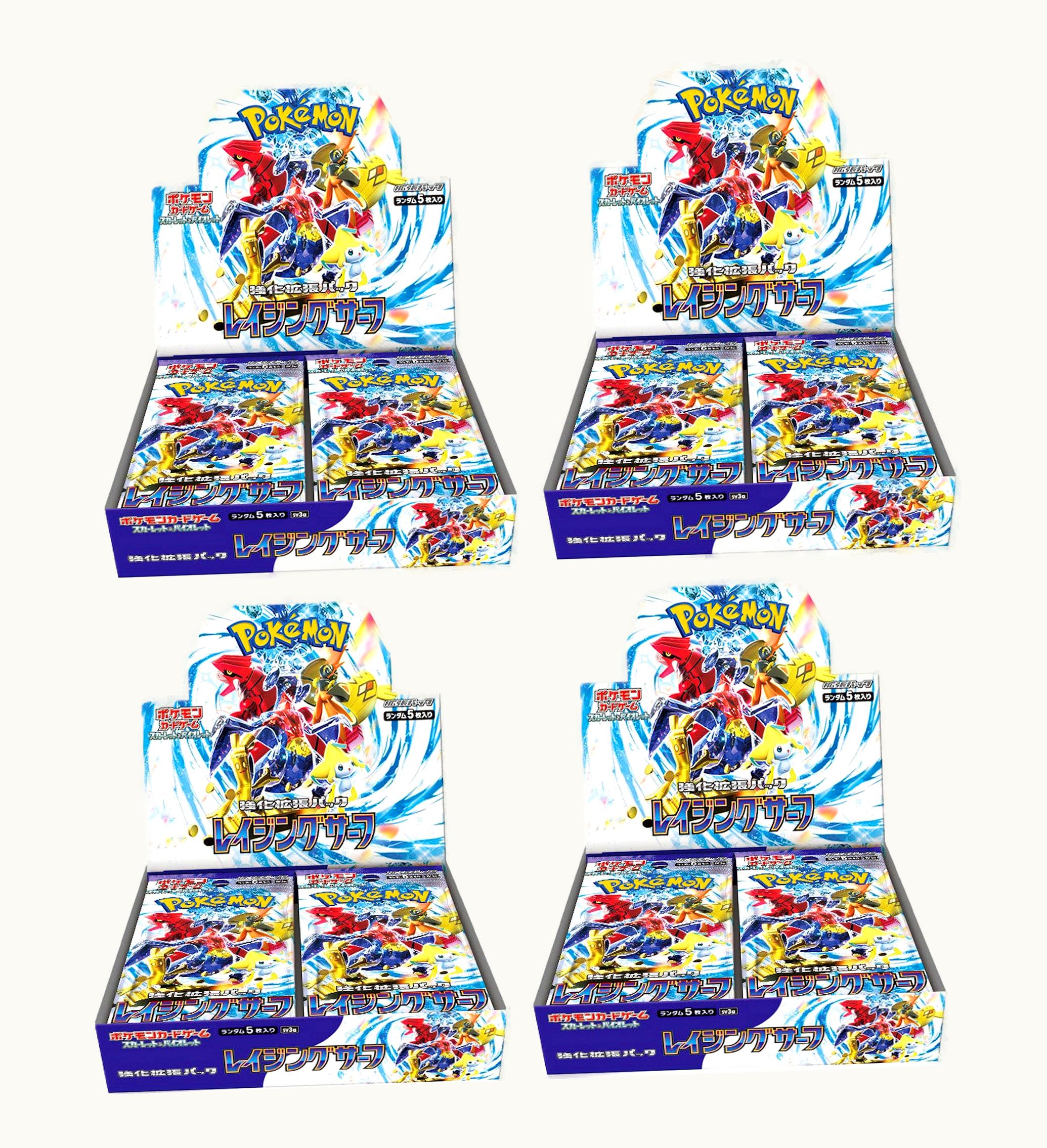 Pokemon Pokemon TCG Scarlet Violet Raging Surf Booster Box Japanese 4x Lot