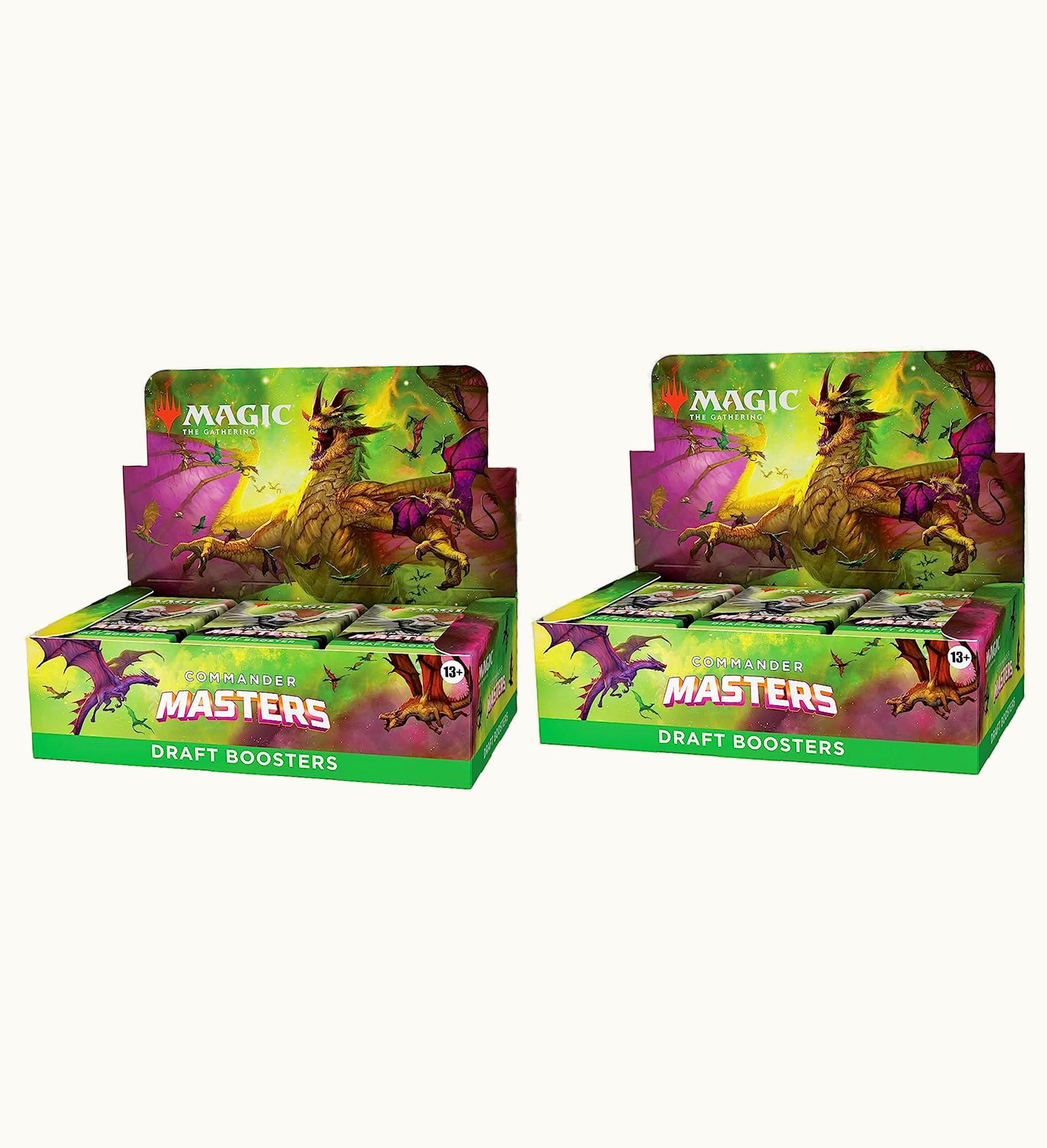 Magic: The Gathering TCG Magic: The Gathering TCG Magic The Gathering TCG Commander Master Draft Booster Box 2x Lot