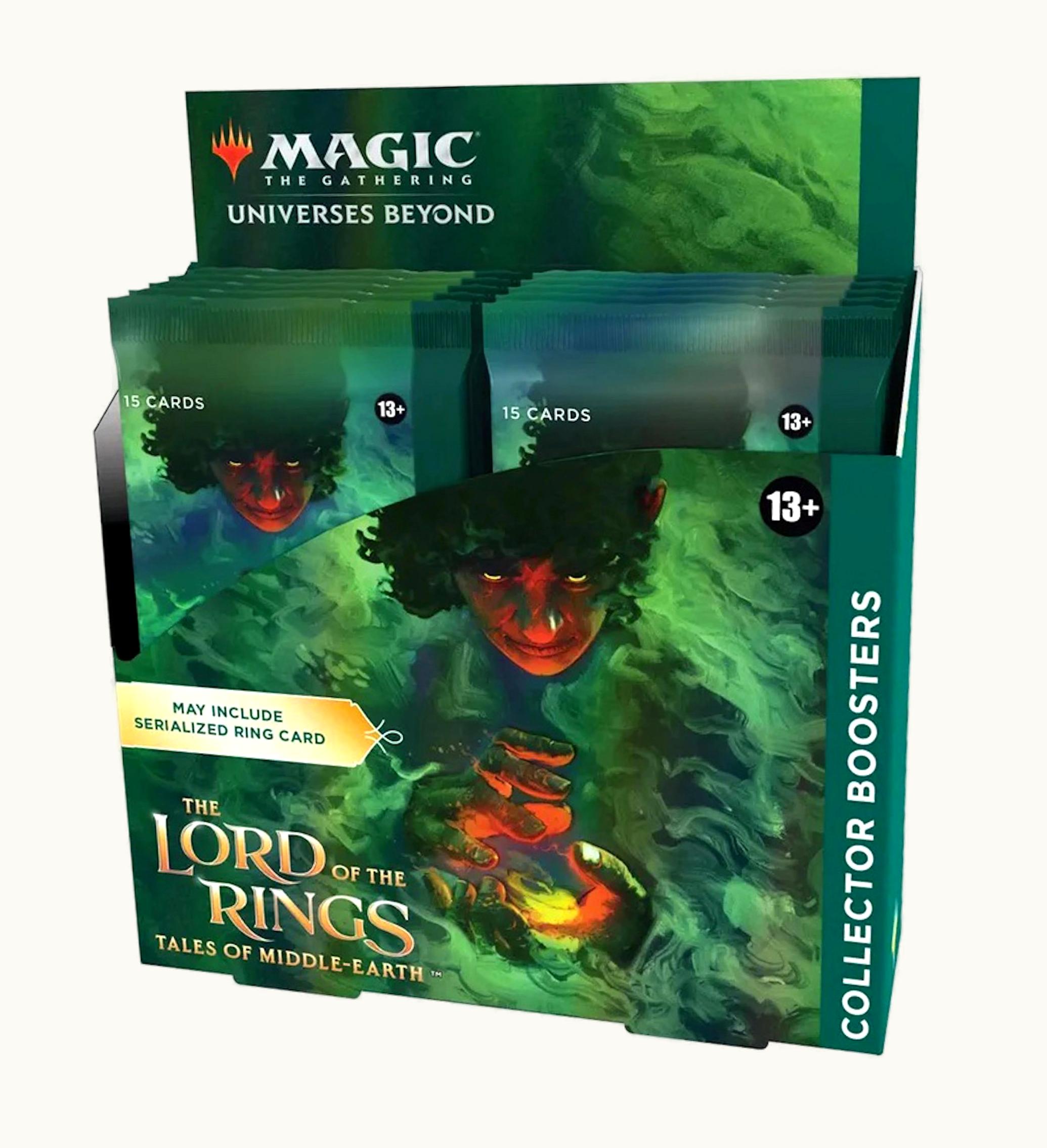 Magic: The Gathering TCG Magic: The Gathering TCG Magic The Gathering TCG The Lord Of The Rings Tales Of Middle Earth Collector Booster Box 12 Packs 180 Cards Topper