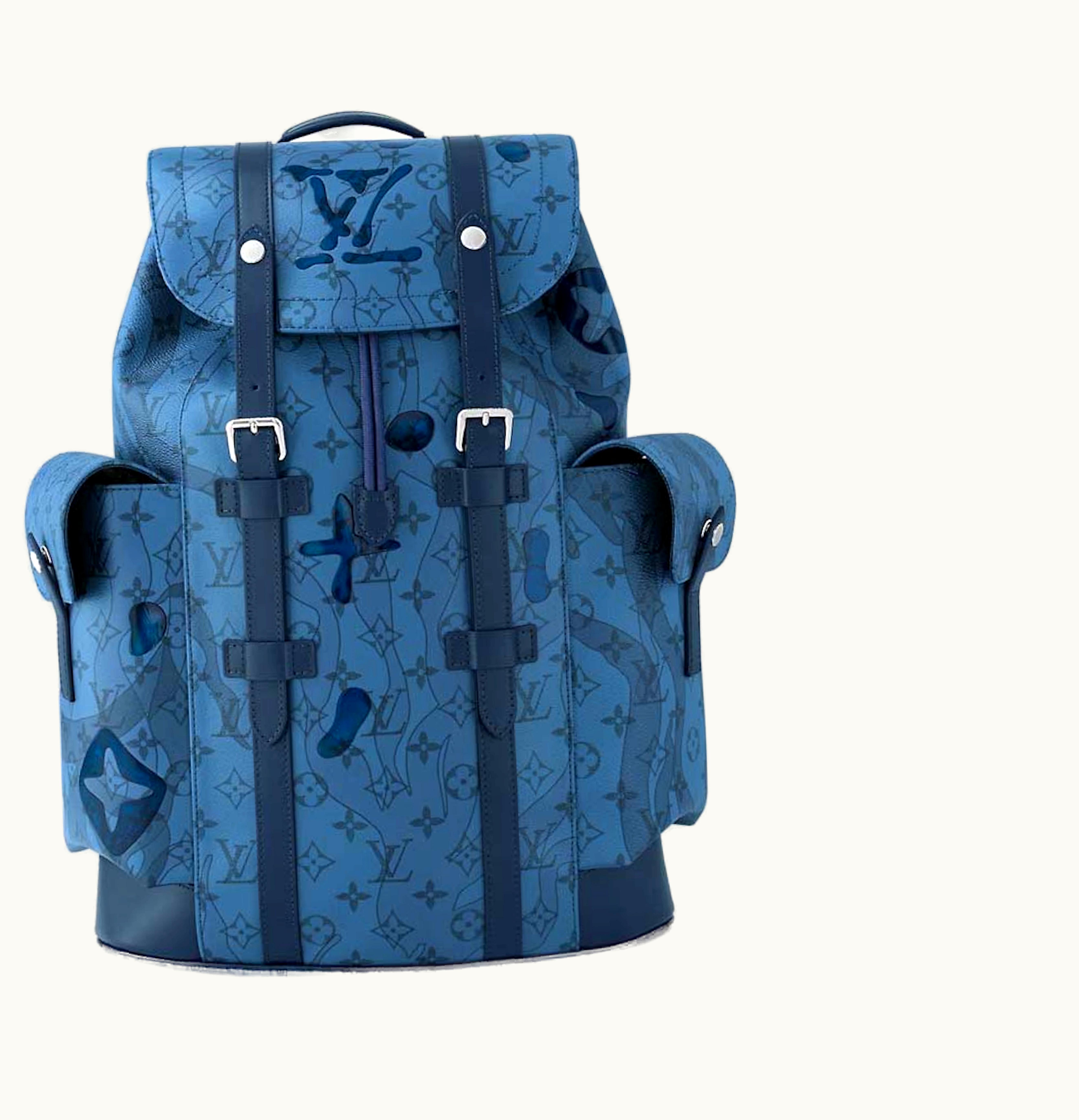 Louis Vuitton Louis Vuitton Christopher MM Abyss Blue