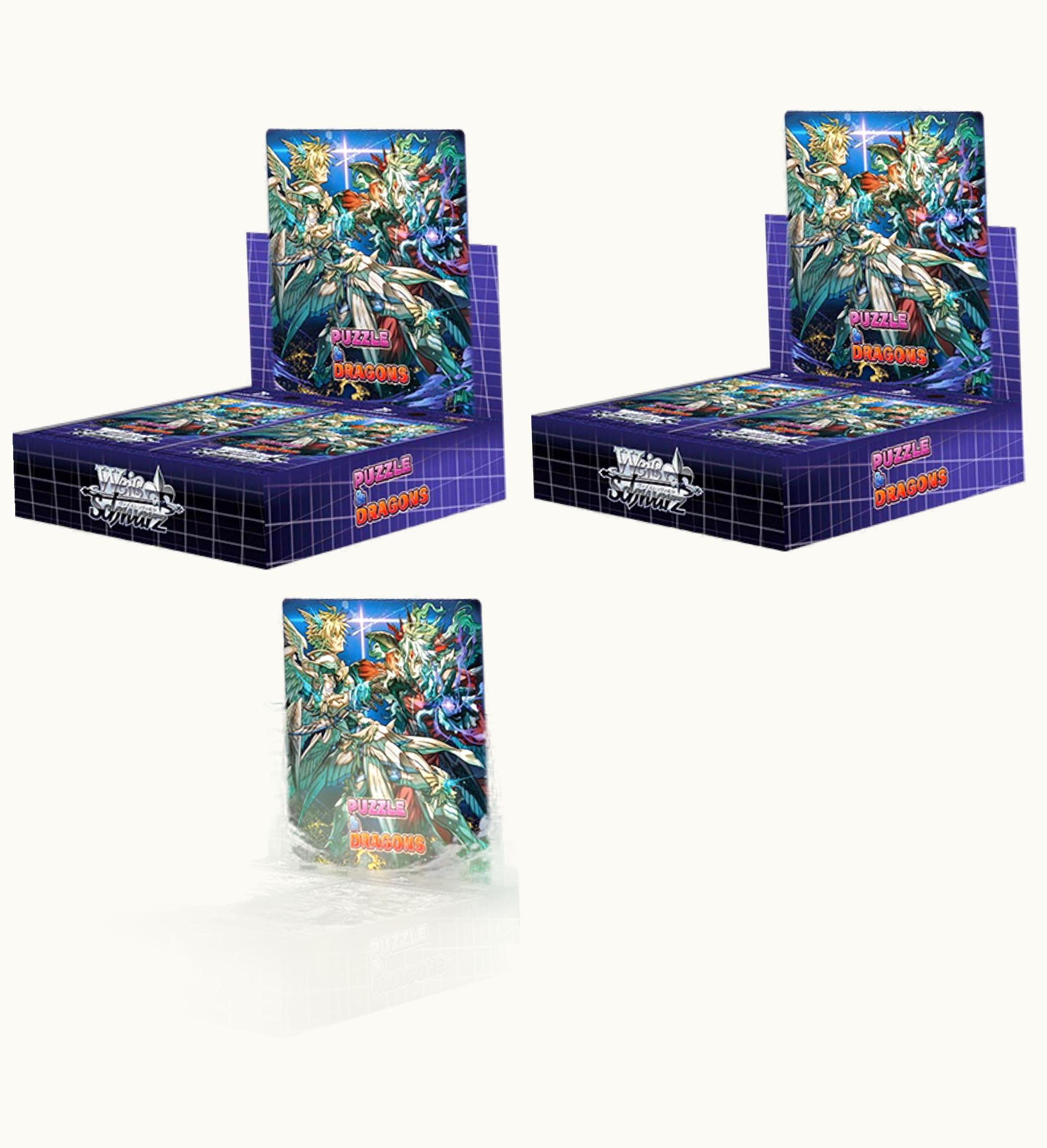 Weiss Schwarz Weiss Schwarz Puzzle And Dragon Booster Box Japanese 4x Lot