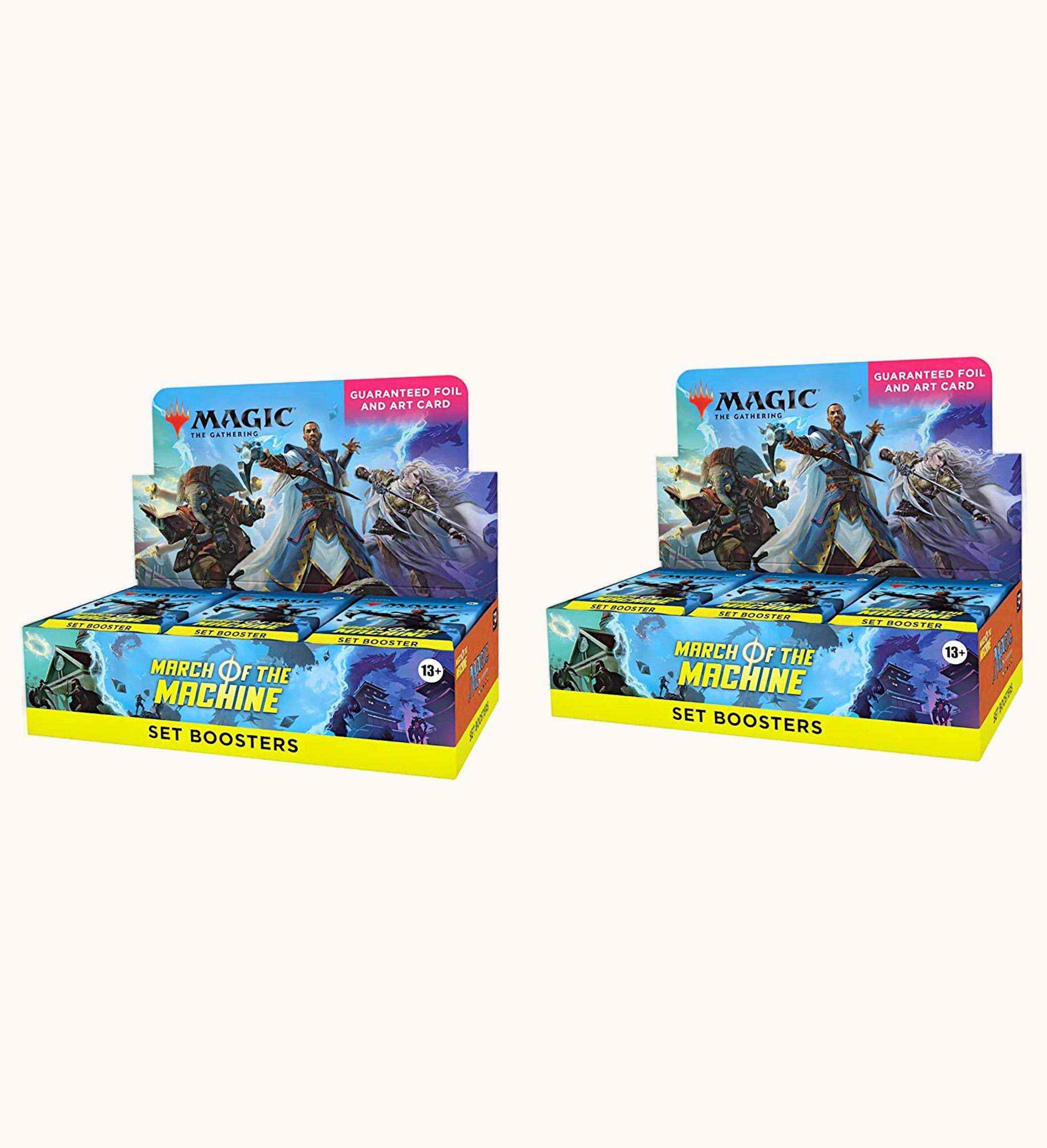 Magic: The Gathering TCG Magic: The Gathering TCG Magic The Gathering TCG March Of The Machine Set Booster Box 2x Lot