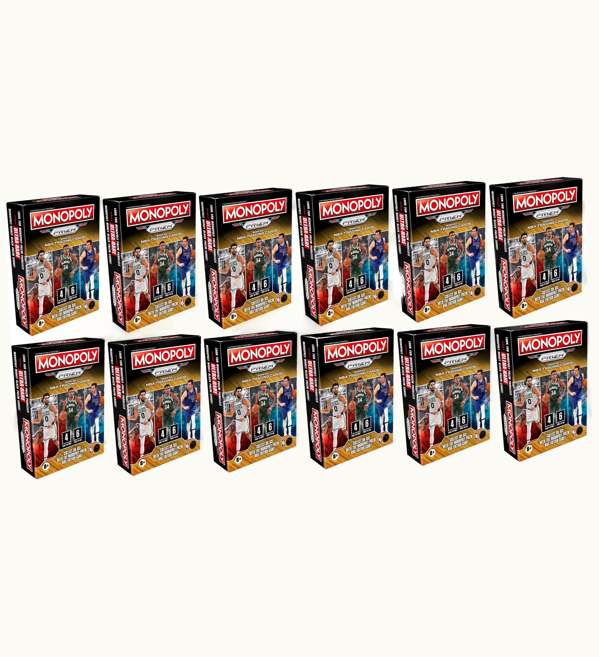 Panini 2022 23 Panini Prizm Monopoly Basketball Blaster Booster Box 12x Lot