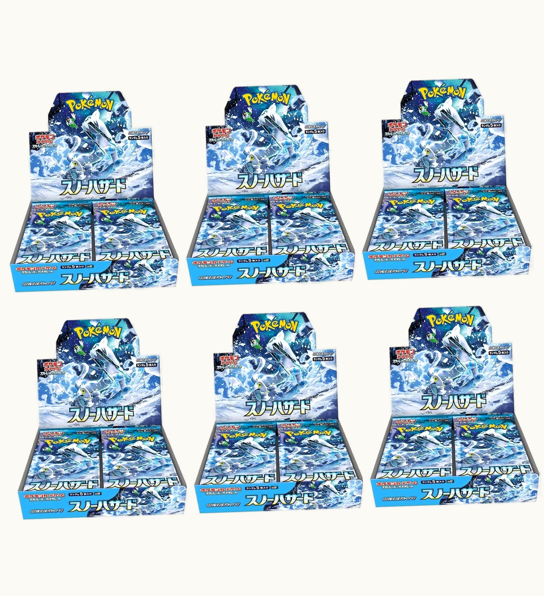 Pokemon Pokemon TCG Scarlet Violet Expansion Pack Snow Hazard Booster Box Japanese 6x Lot
