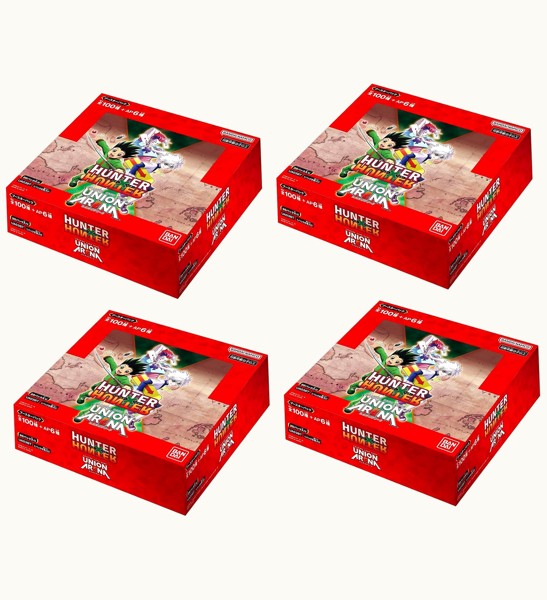 Bandai Bandai Union Arena Hunter X Hunter Booster Box Japanese 4x Lot