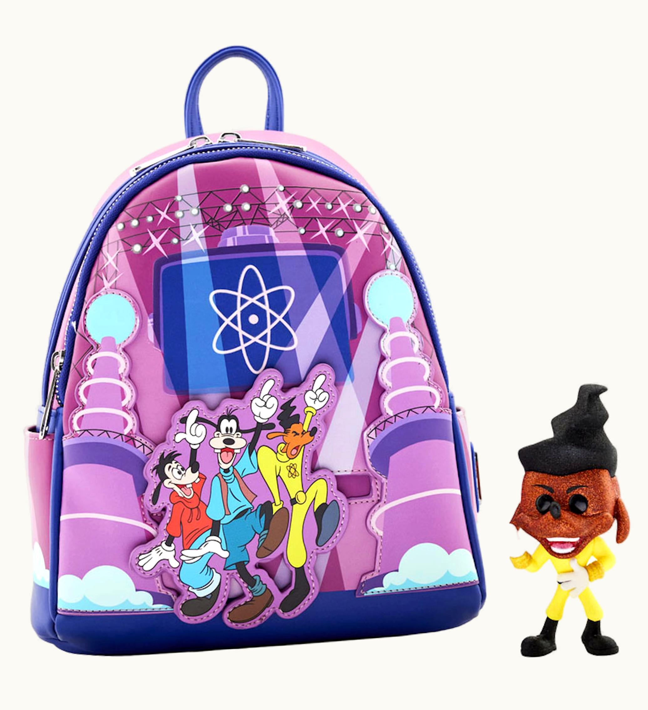 Loungefly Loungefly Disney Powerline Eye To Eye Gitd Mini Backpack And Funko Pop 2023 Wondrous Convention Exclusive Bundle