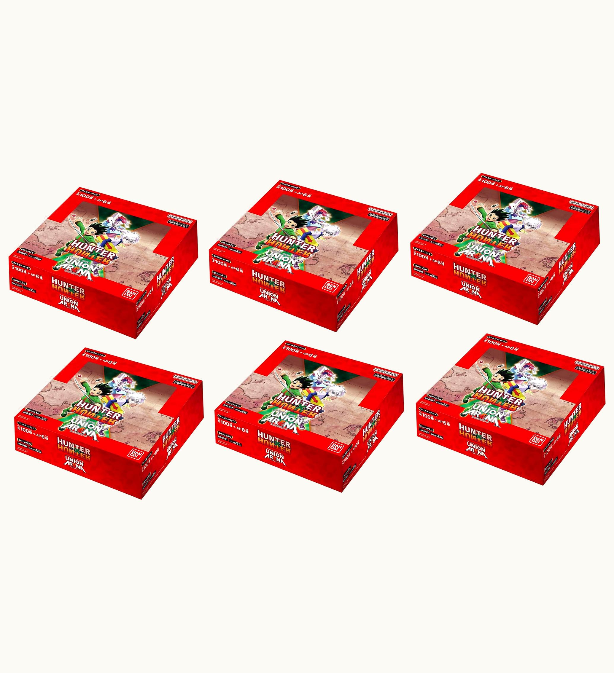 Bandai Bandai Union Arena Hunter X Hunter Booster Box Japanese 6x Lot