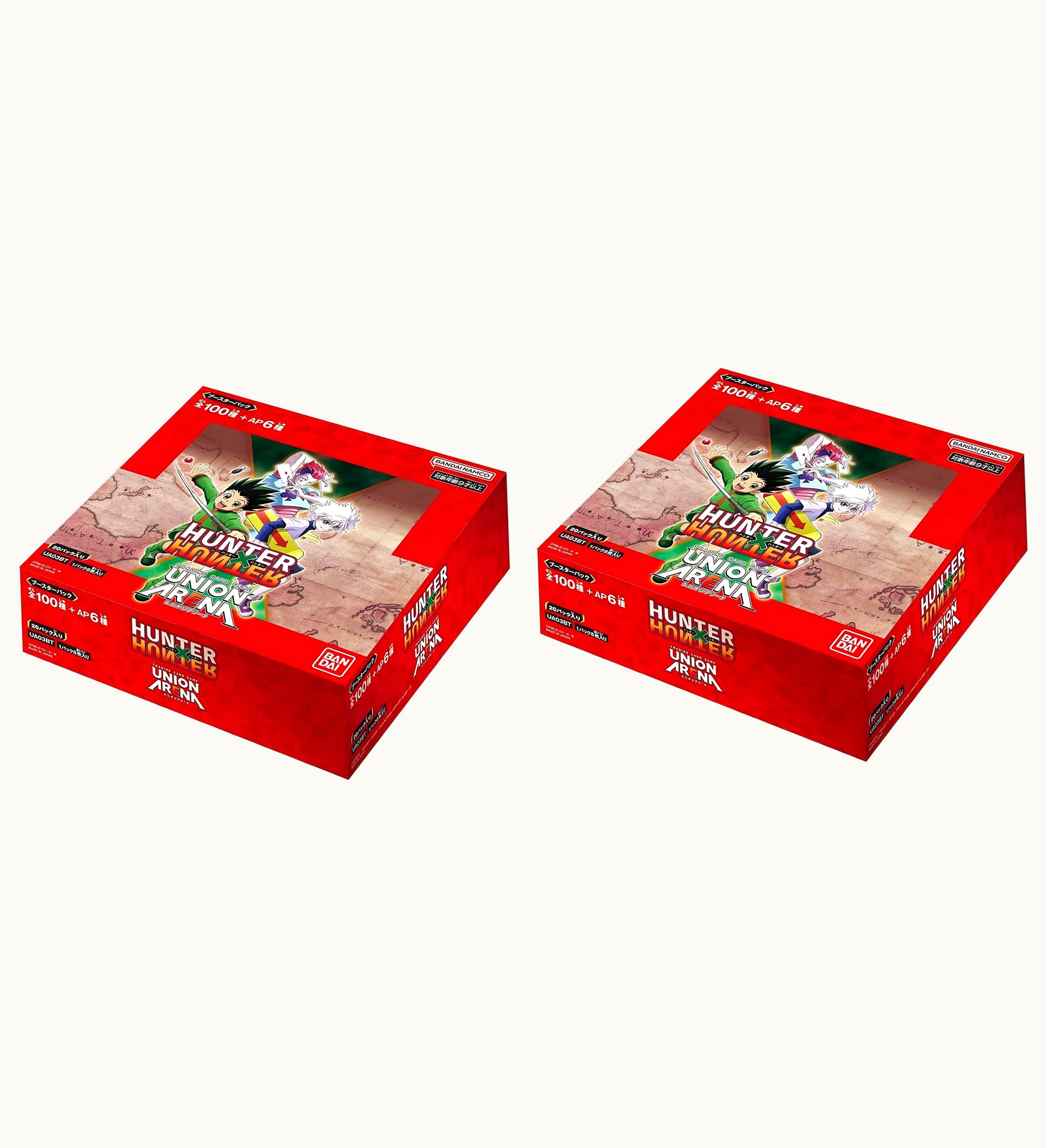 Bandai Bandai Union Arena Hunter X Hunter Booster Box Japanese 2x Lot