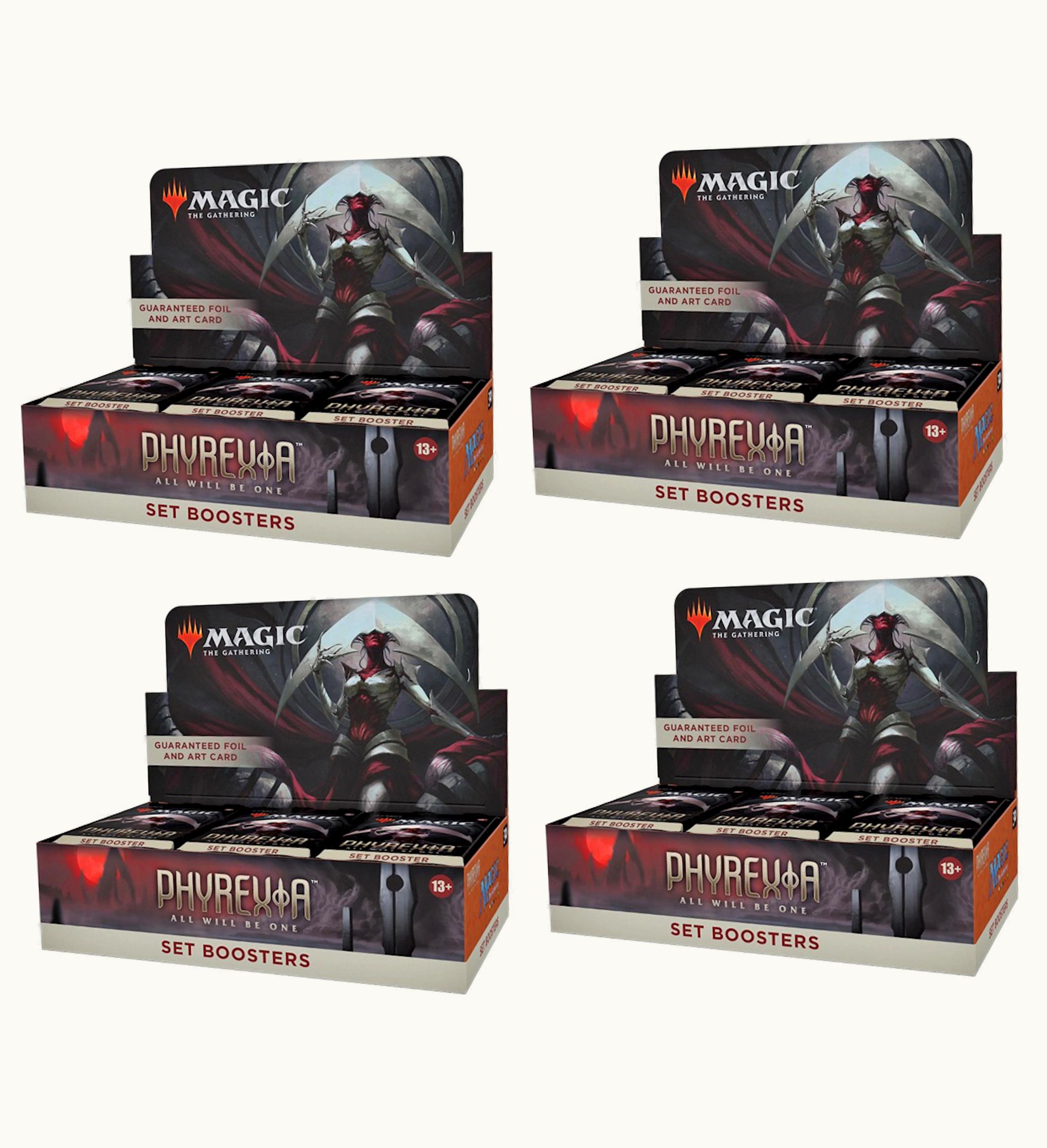 Magic: The Gathering TCG Magic: The Gathering TCG Magic The Gathering TCG Phyrexia All Will Be One Set Booster Box 4x Lot