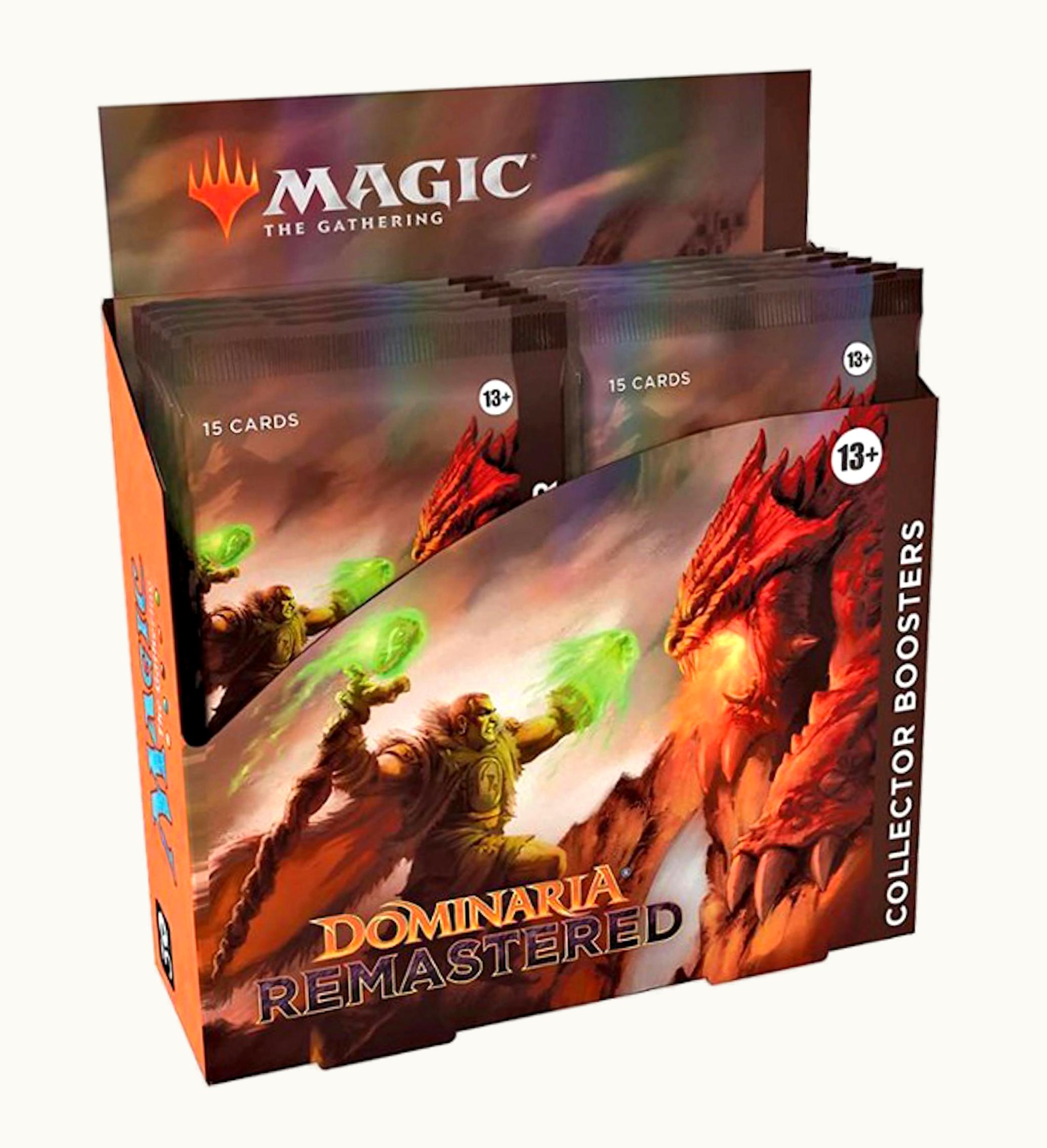 Magic: The Gathering TCG Magic: The Gathering TCG Magic The Gathering TCG Dominaria Remastered Collector Booster Box 12 Packs 180 Cards