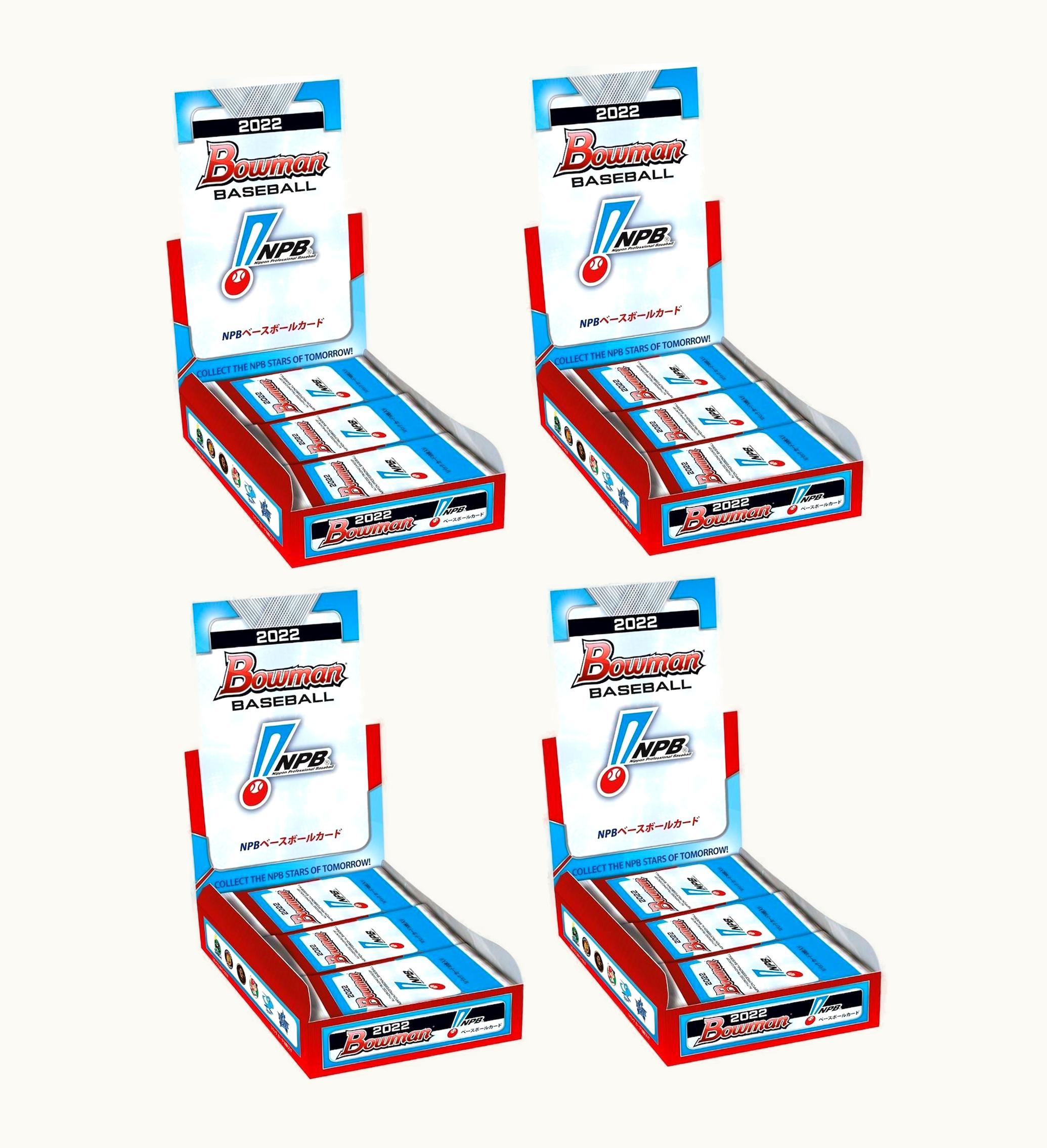 Bowman 2022 Bowman Npb Nippon Professional Baseball Baseball Hobby Box 4x Lot