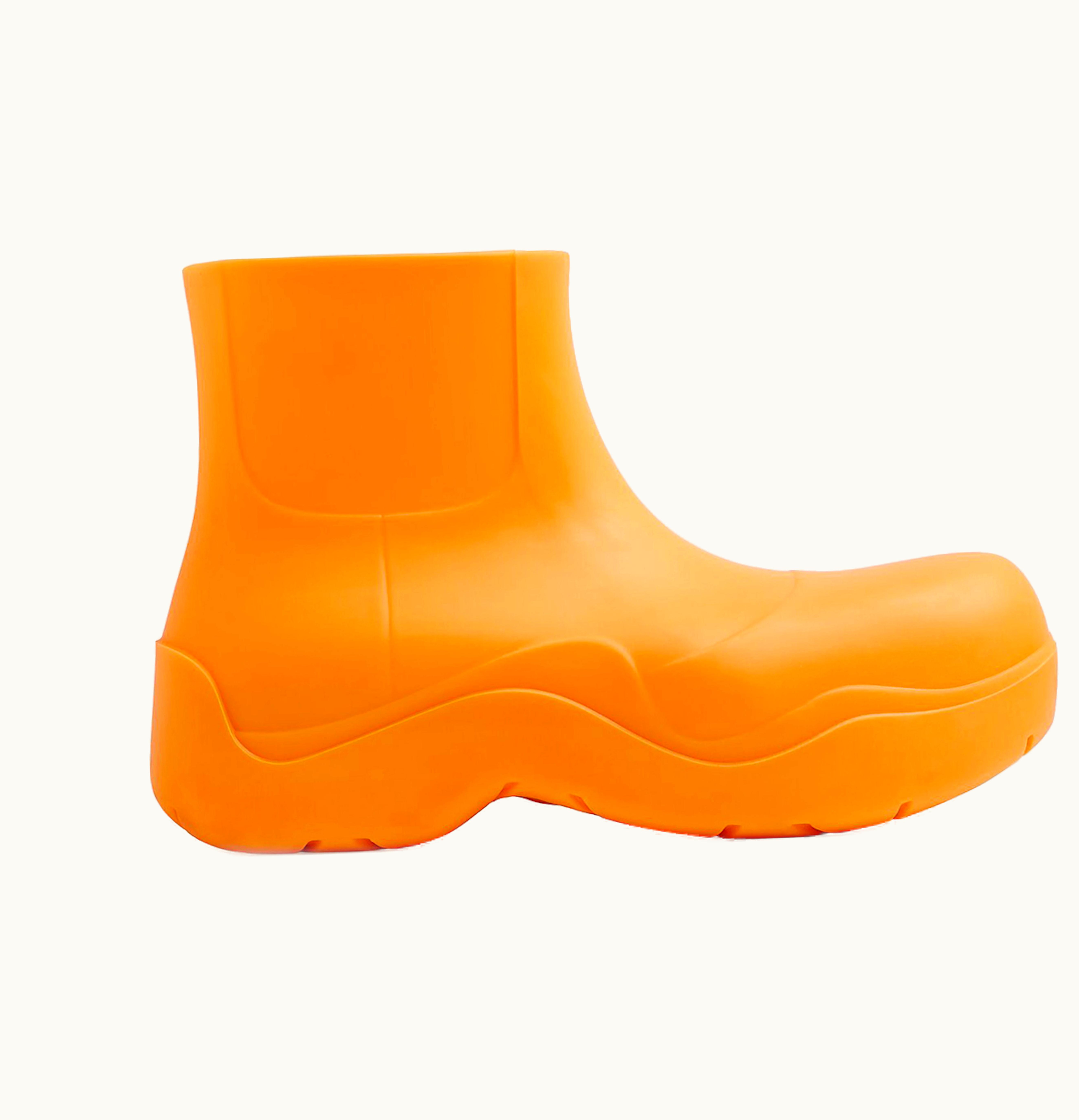 Bottega Veneta Puddle Ankle Boot Tangerine W