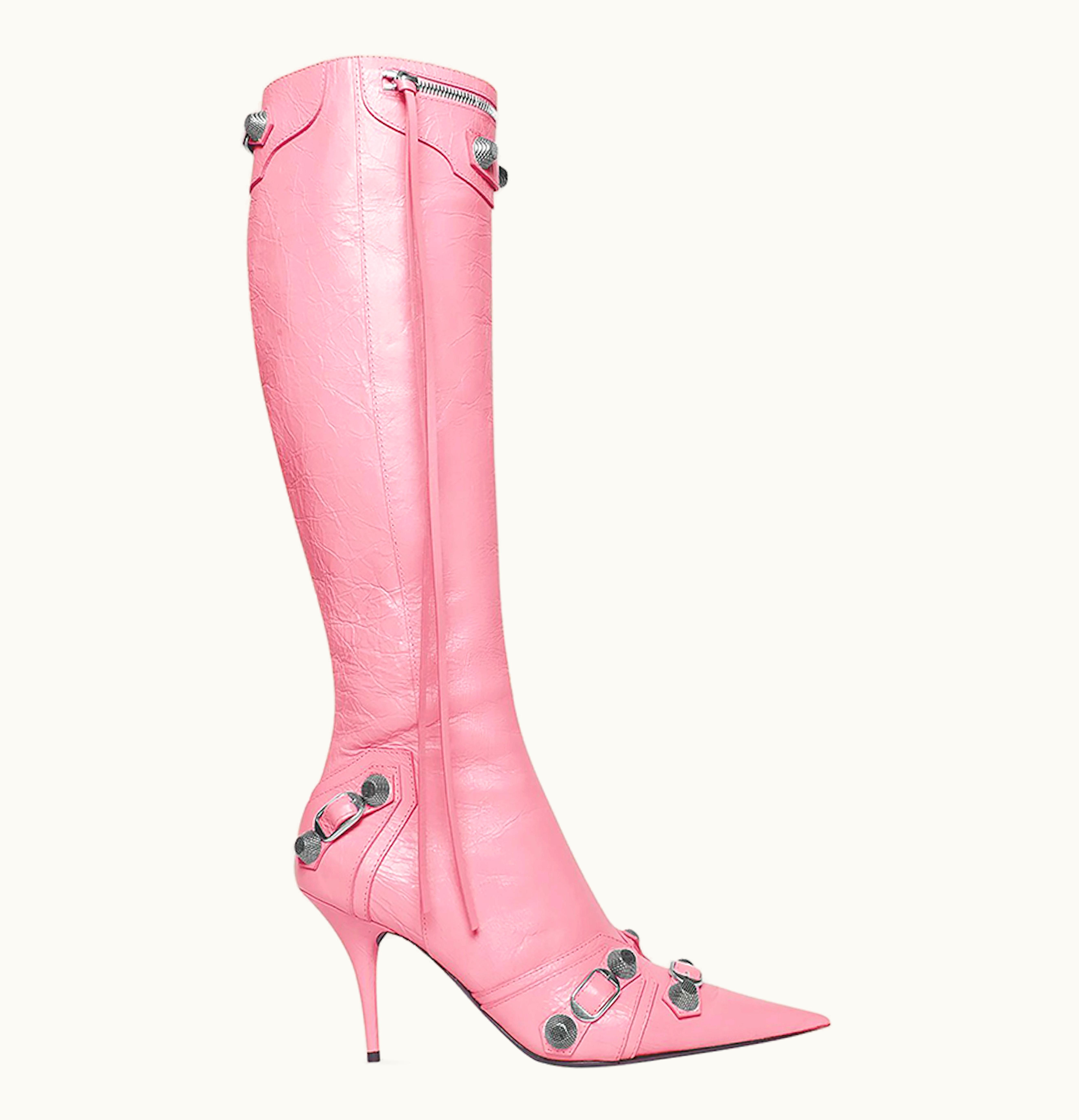 Balenciaga Balenciaga Cagole 90mm Boot Pink
