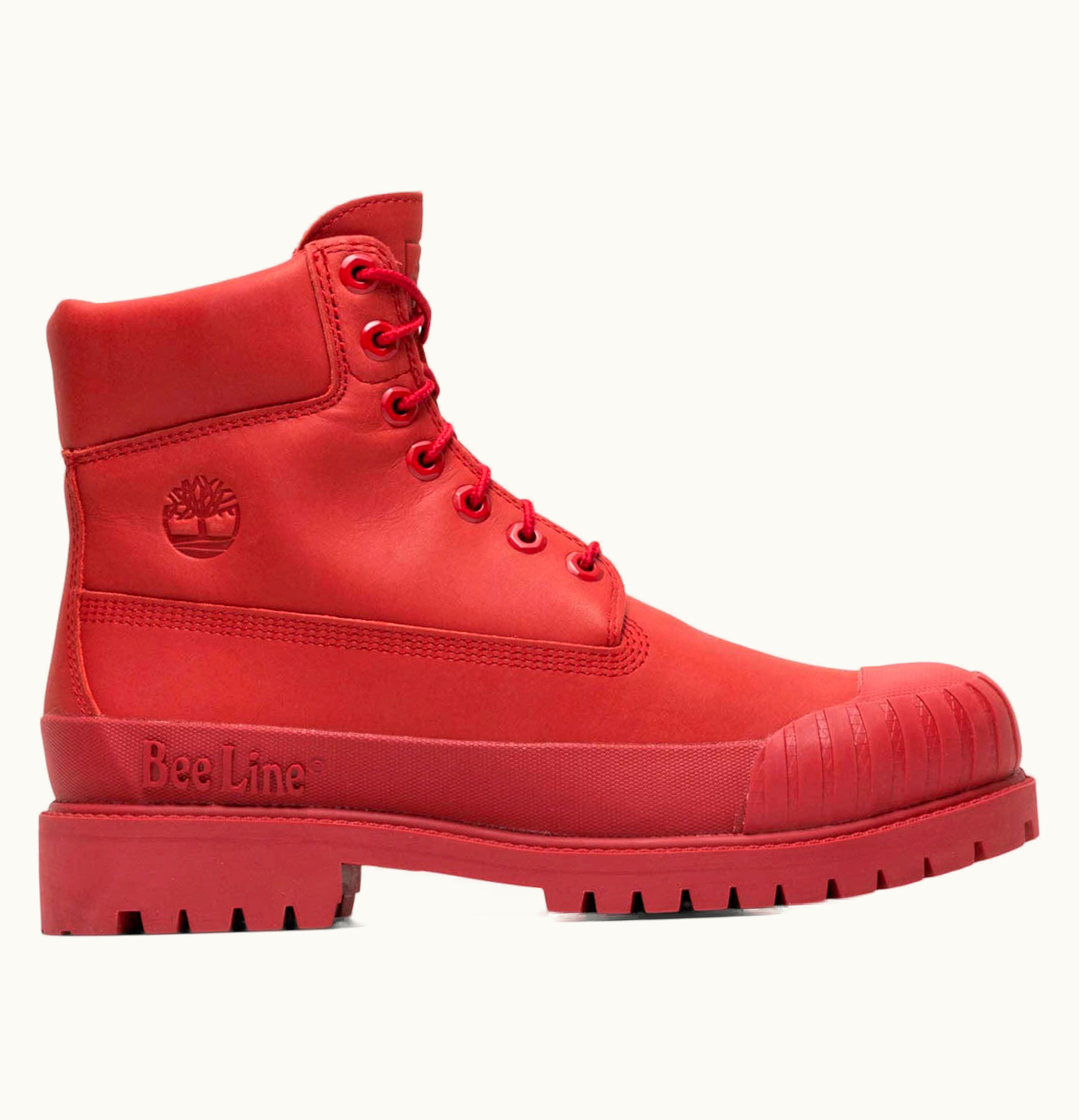Timberland Timberland 6 Premium Beeline Rubber Toe Red Nubuck