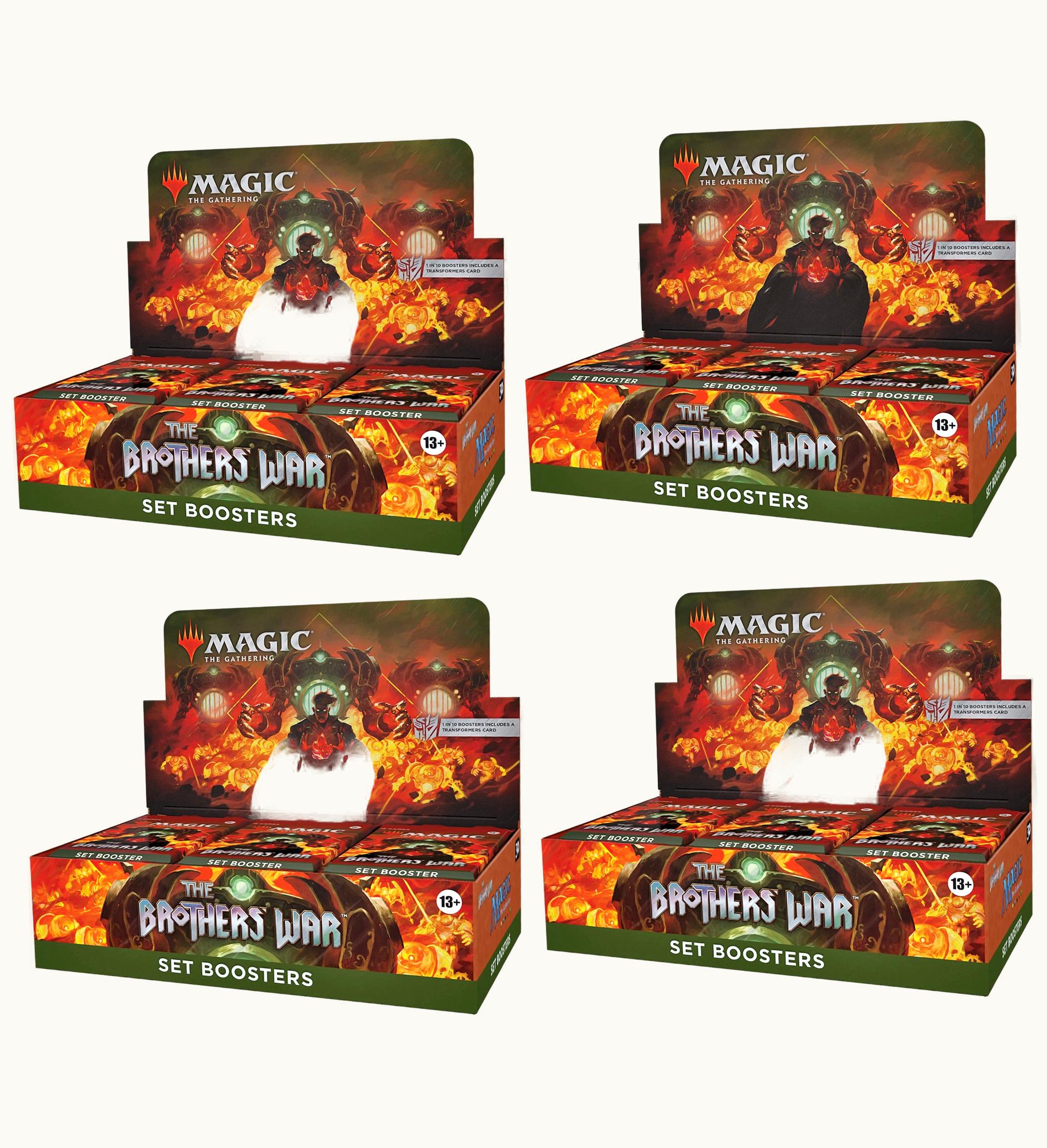 Magic: The Gathering TCG Magic: The Gathering TCG Magic The Gathering TCG The Brothers War Set Booster Box 4x Lot