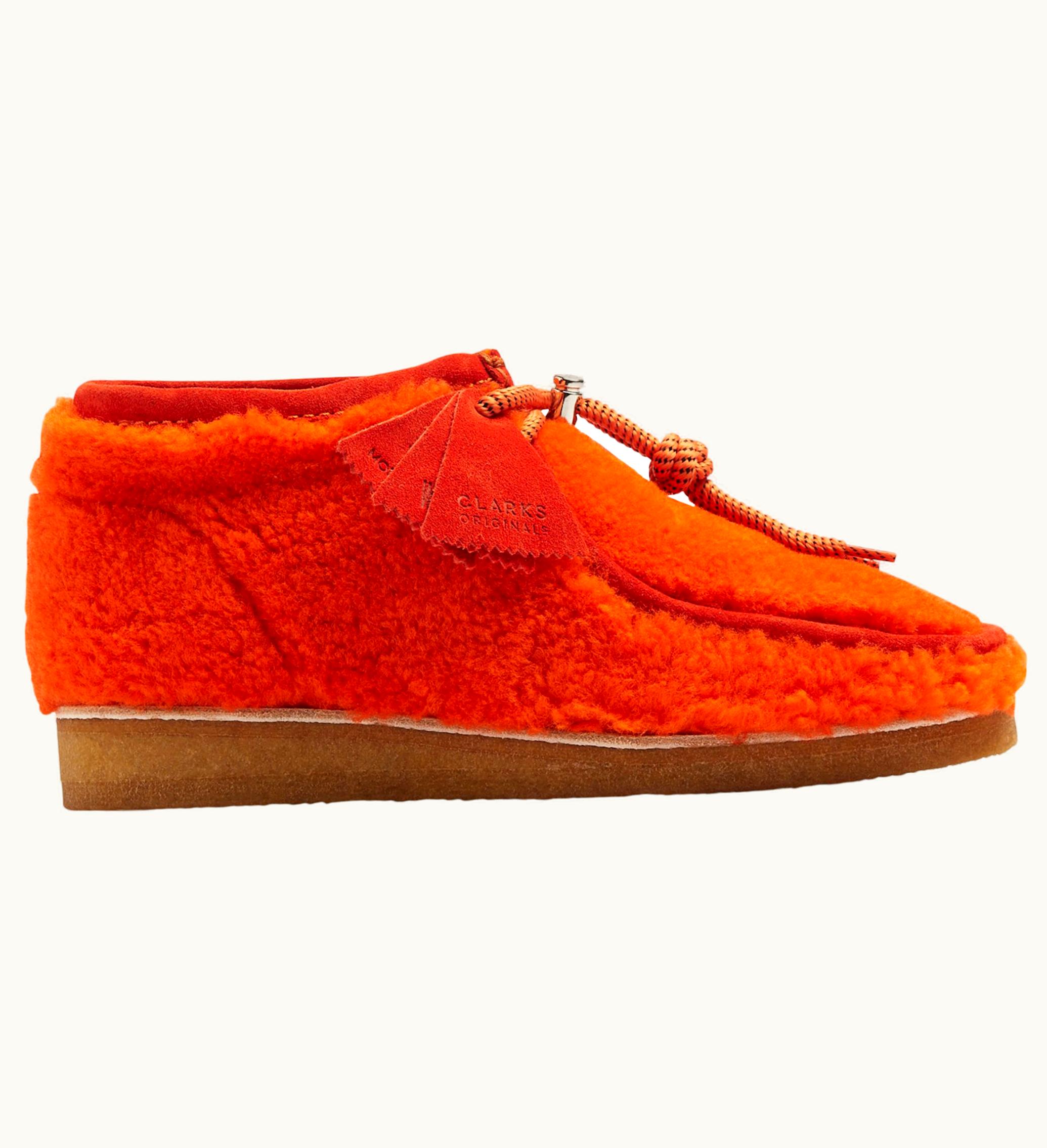 Clarks Clarks Originals Wallabee Boot Moncler 1952 Orange Shearling